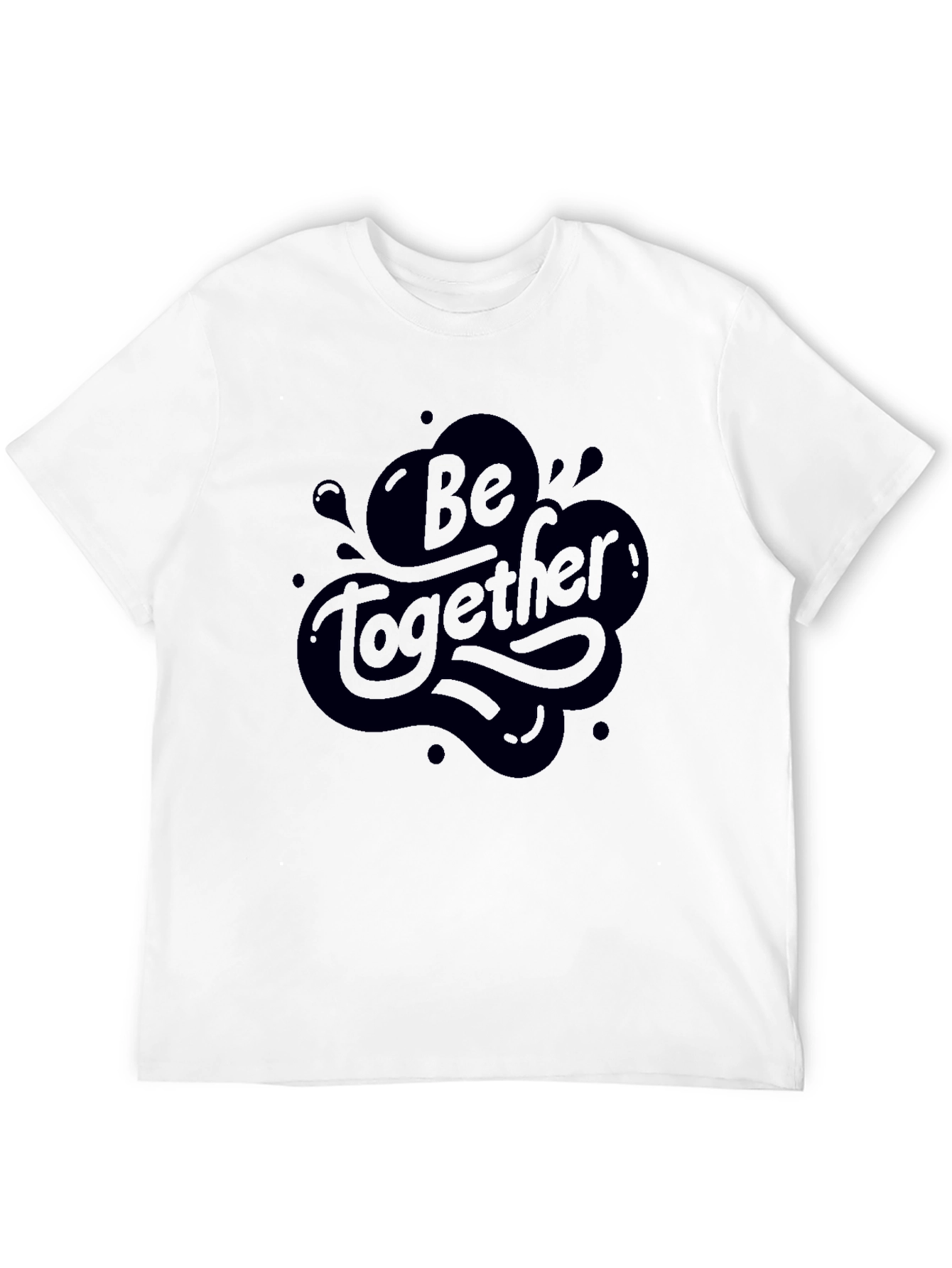 Be Together Graphic Tee - Stylish Crew Neck T-Shirt