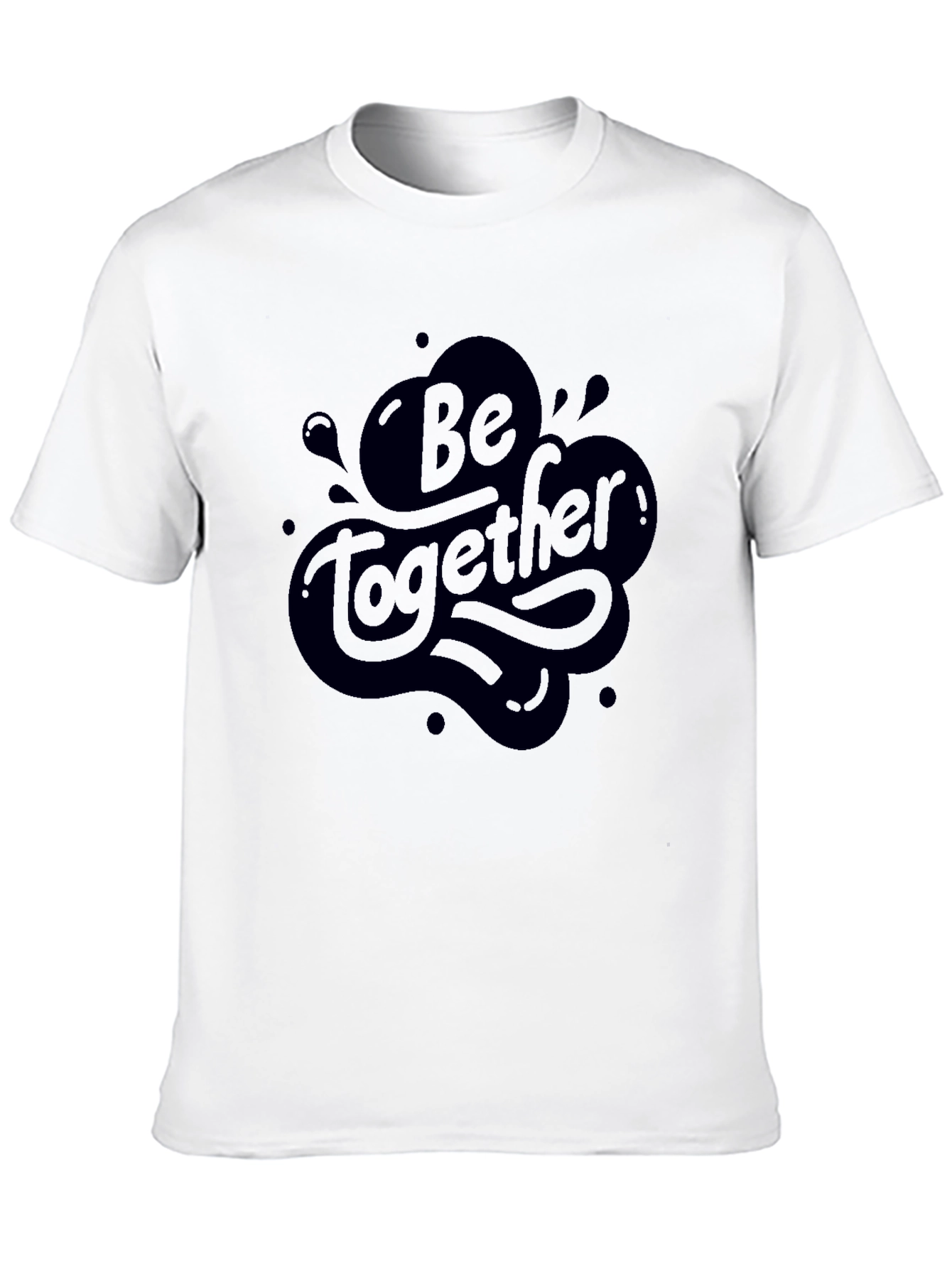 Be Together Graphic Tee - Stylish Crew Neck T-Shirt