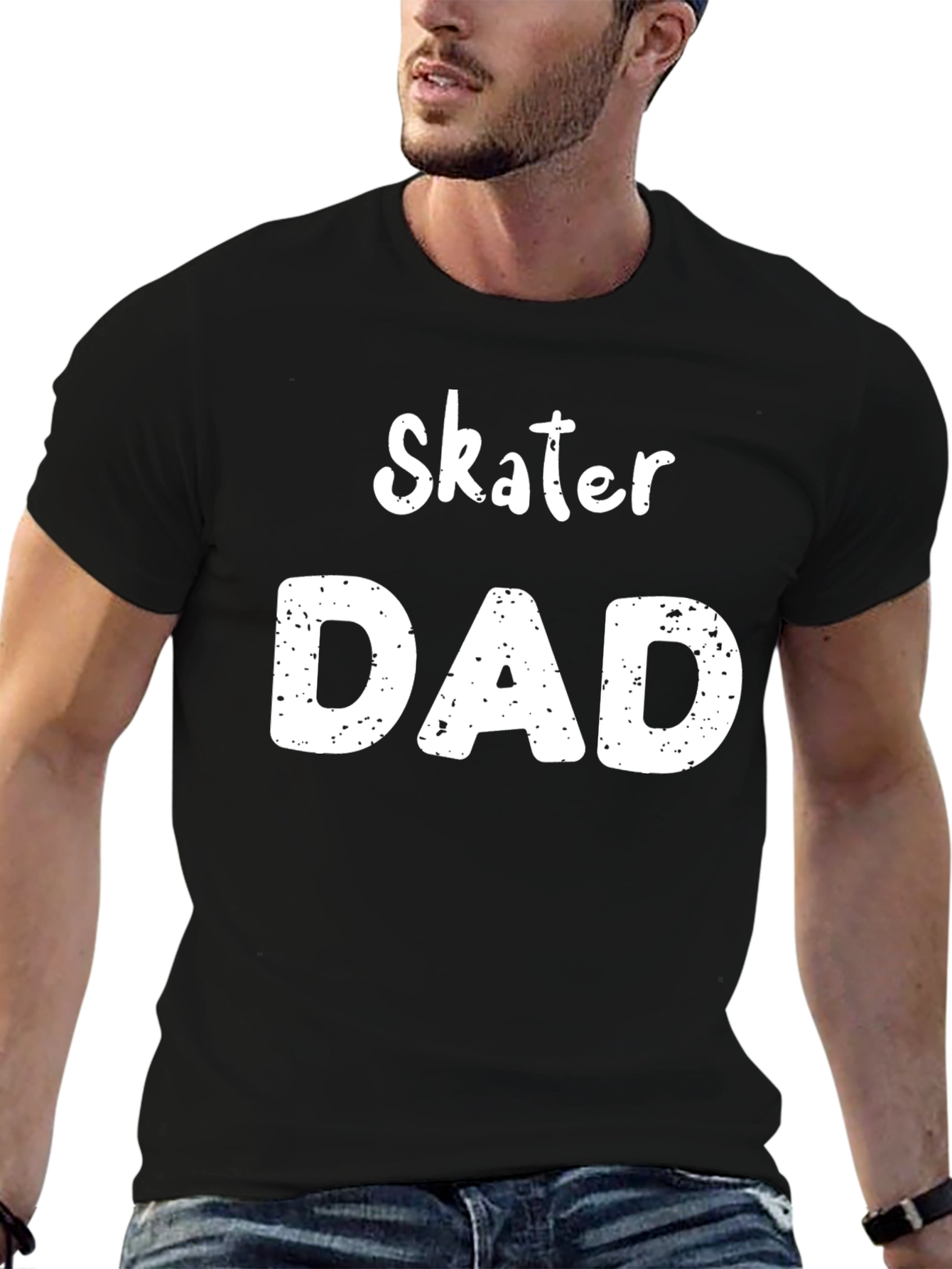 Skater Dad T-Shirt - Cool Fathers Day Tee