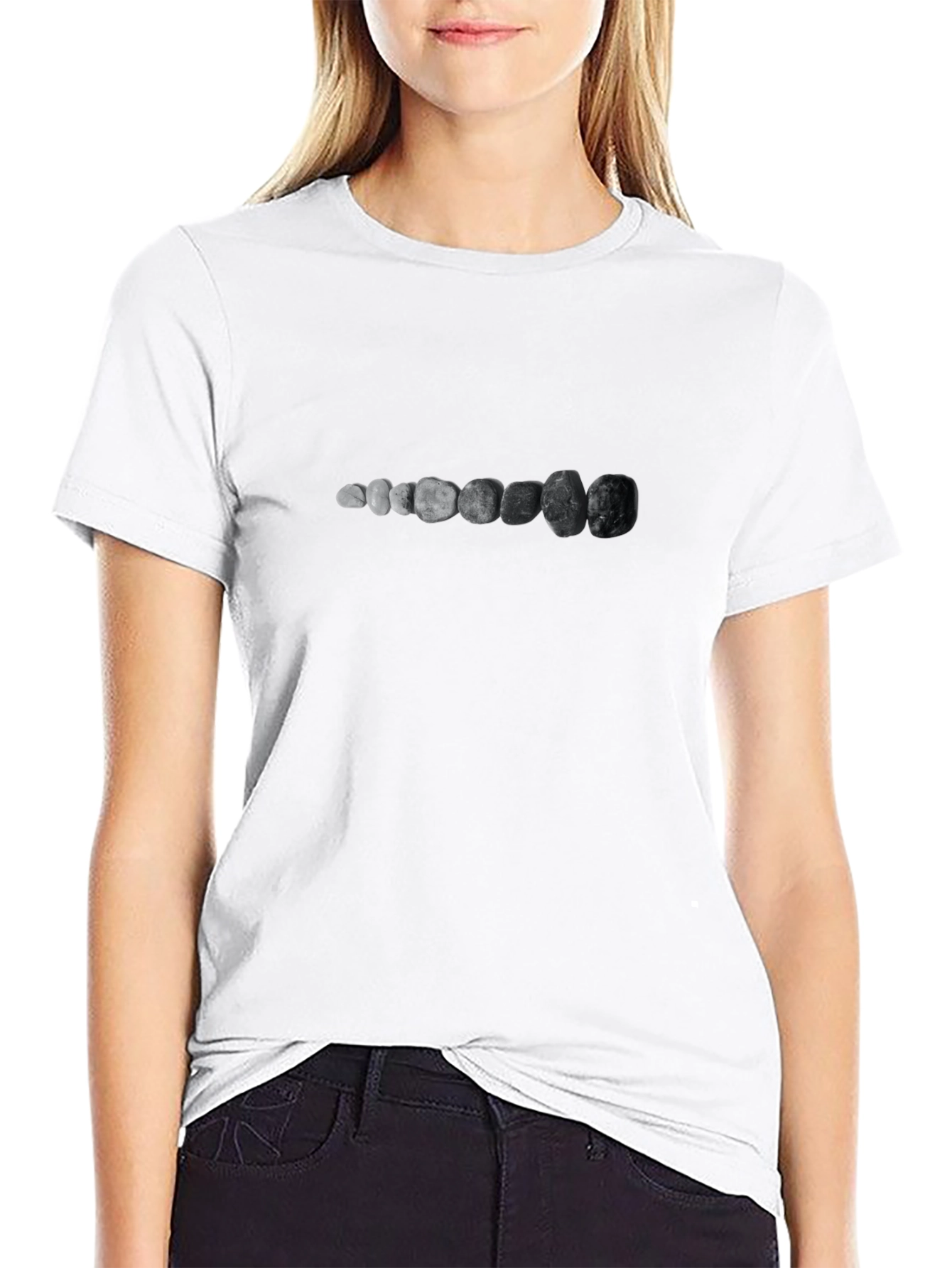 Dark Stone Progression T-Shirt - Modern Graphic Tee
