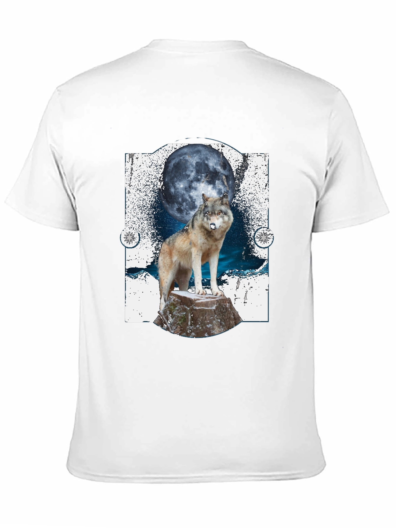 Wolf Moon Graphic Tee - Wildlife T-Shirt
