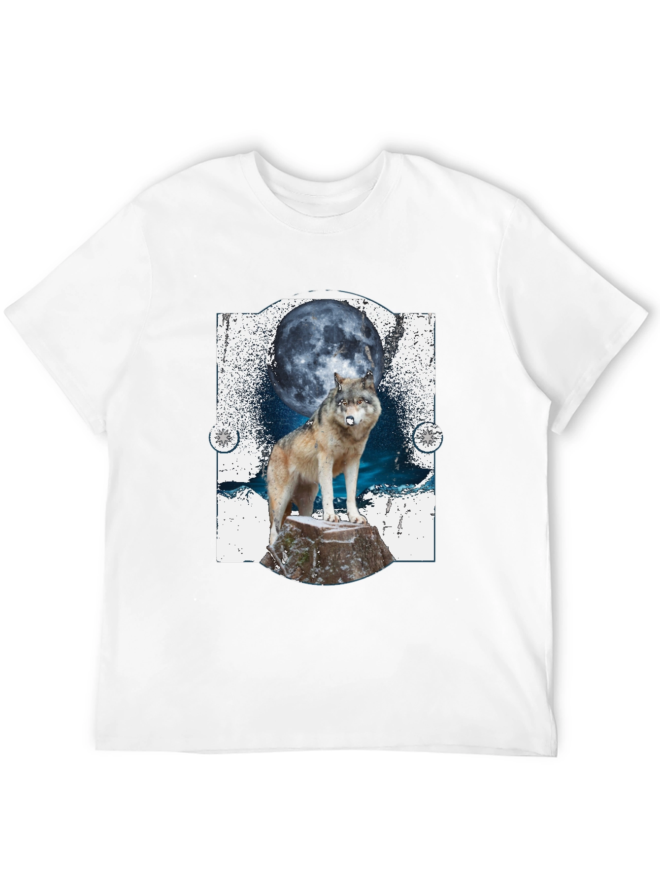 Wolf Moon Graphic Tee - Wildlife T-Shirt