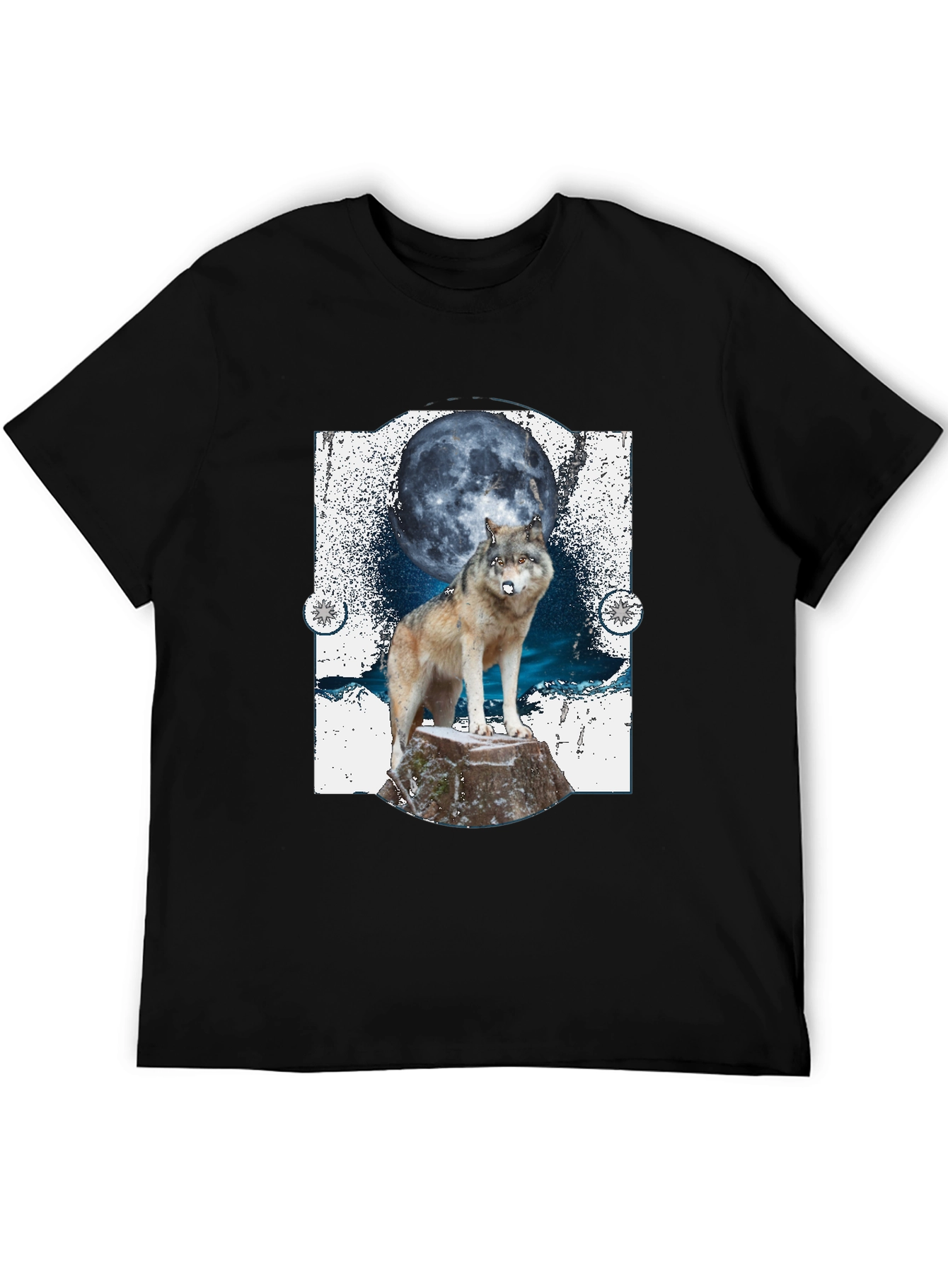 Wolf Moon Graphic Tee - Wildlife T-Shirt