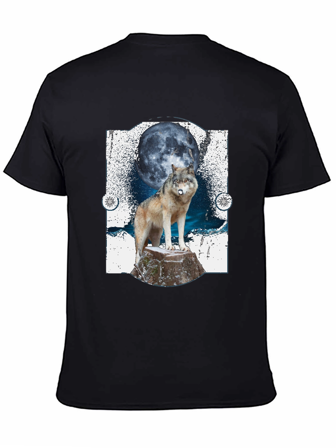 Wolf Moon Graphic Tee - Wildlife T-Shirt