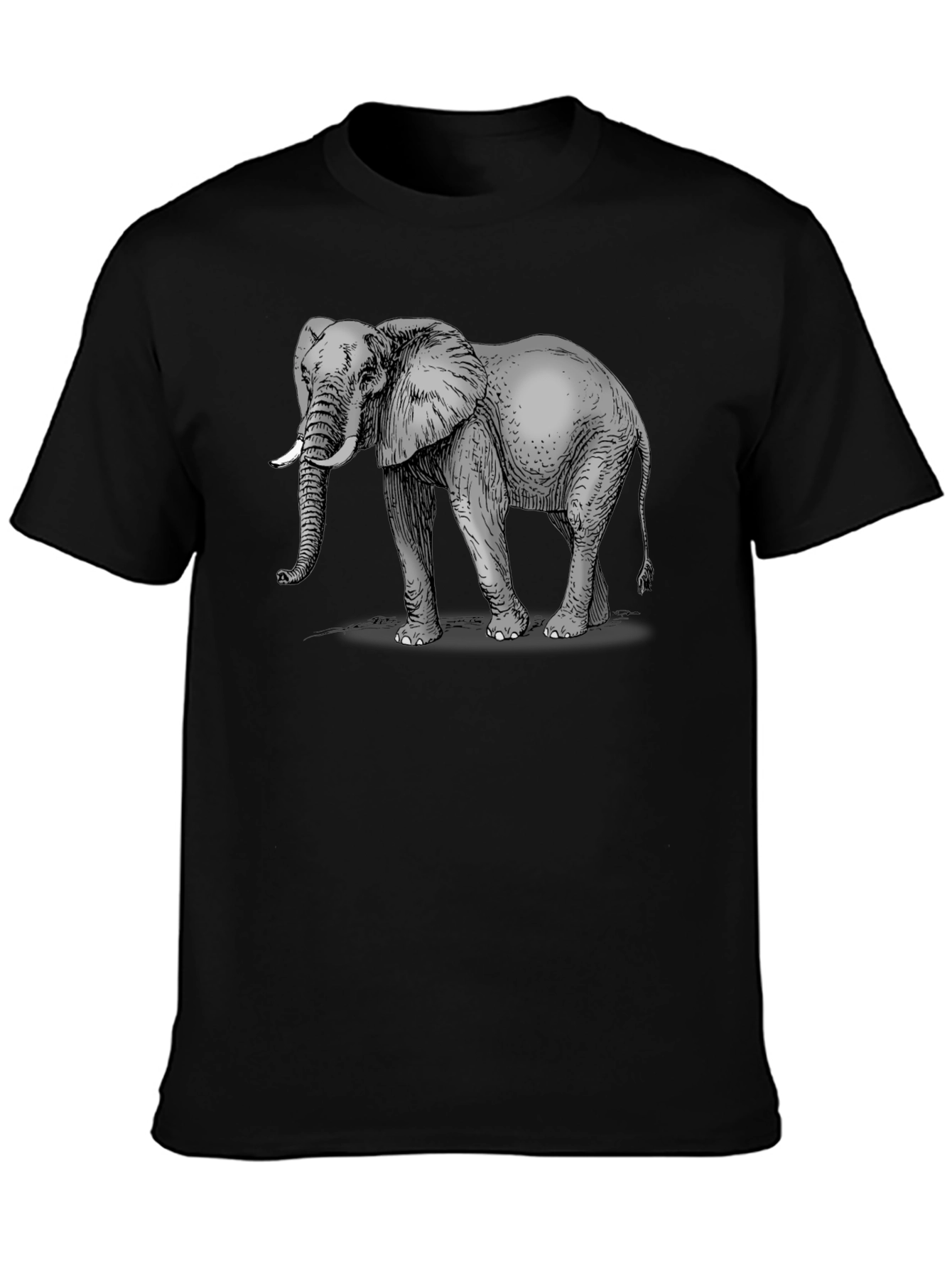 Elephant Graphic Print T-Shirt