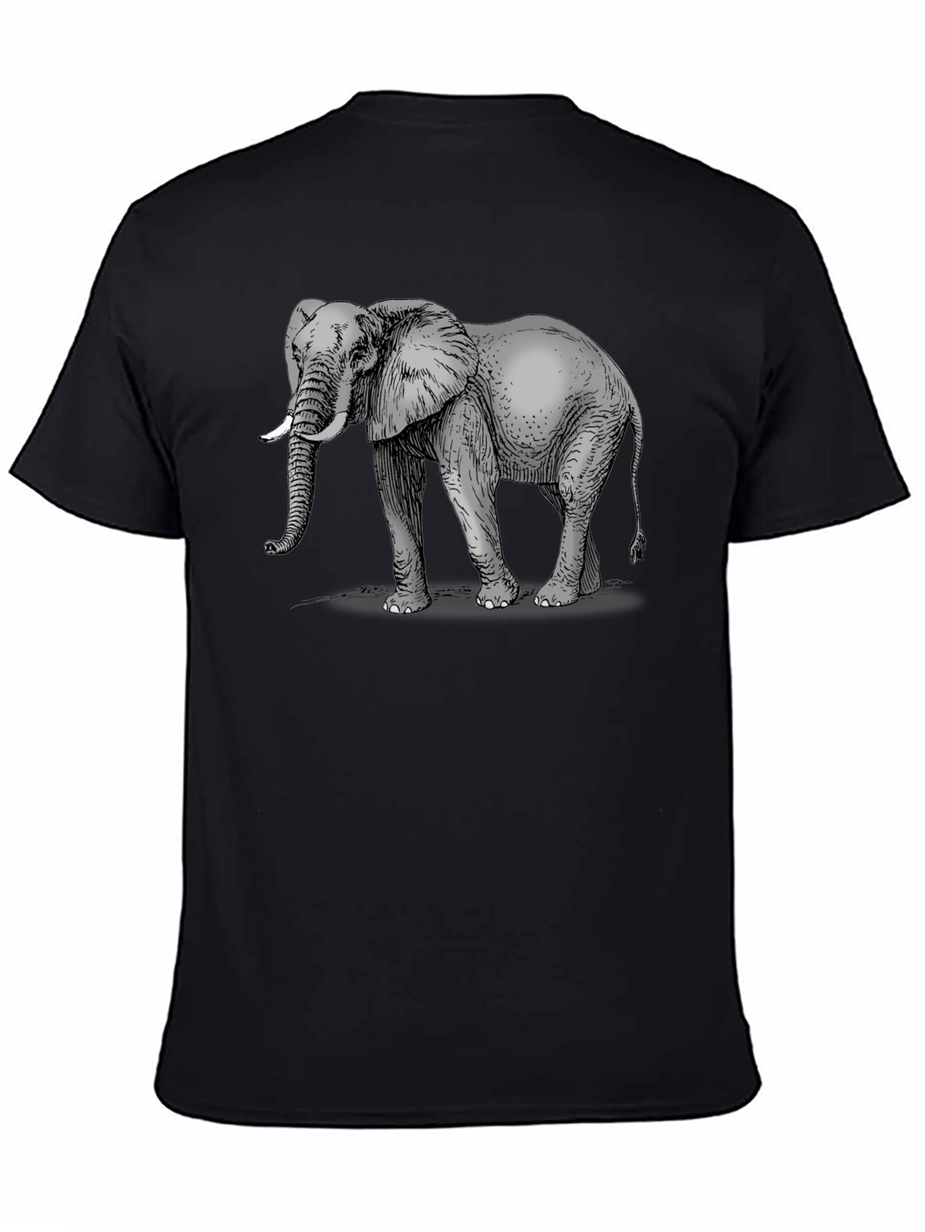 Elephant Graphic Print T-Shirt