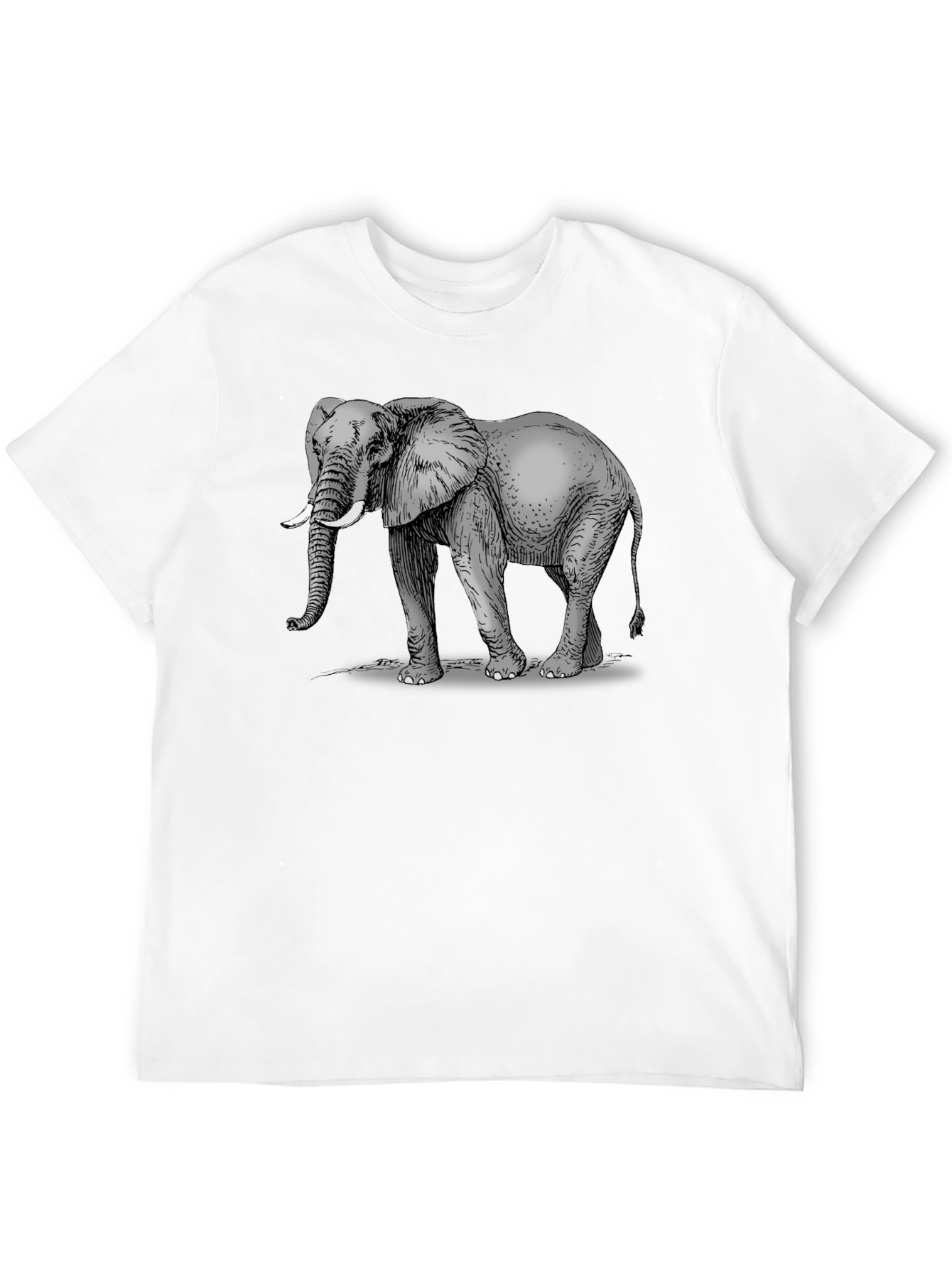 Elephant Graphic Print T-Shirt