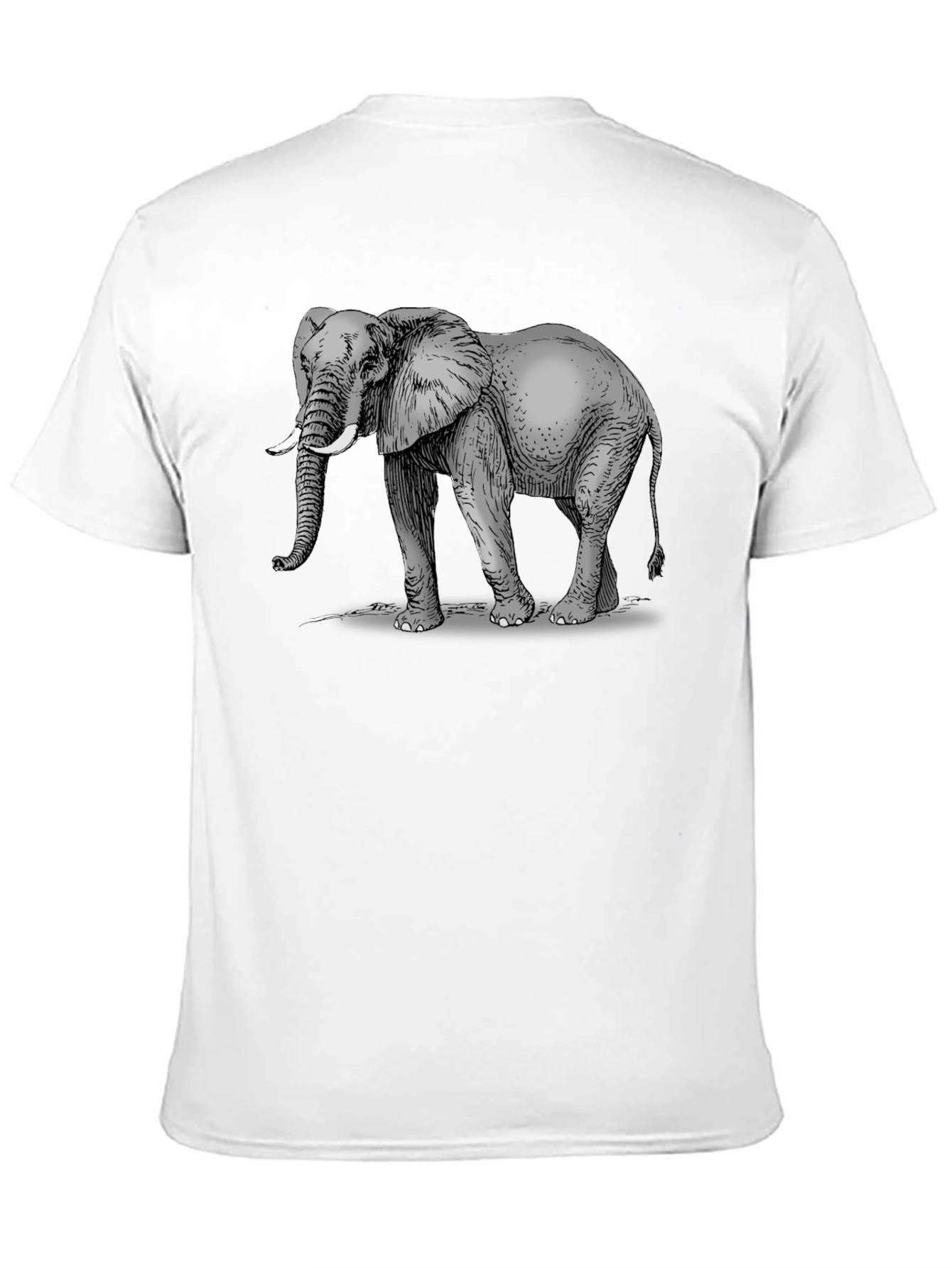Elephant Graphic Print T-Shirt