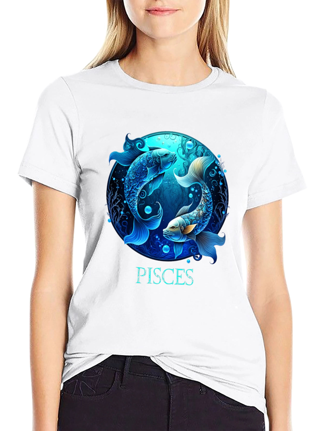 Pisces Zodiac Graphic T-Shirt