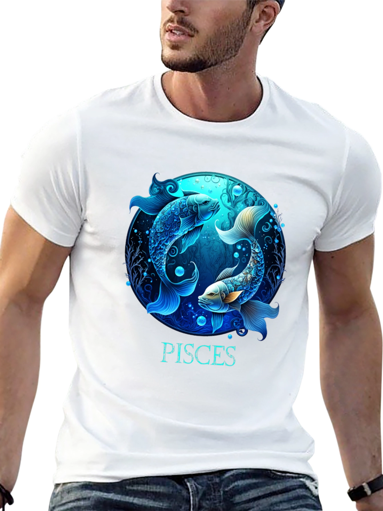 Pisces Zodiac Graphic T-Shirt