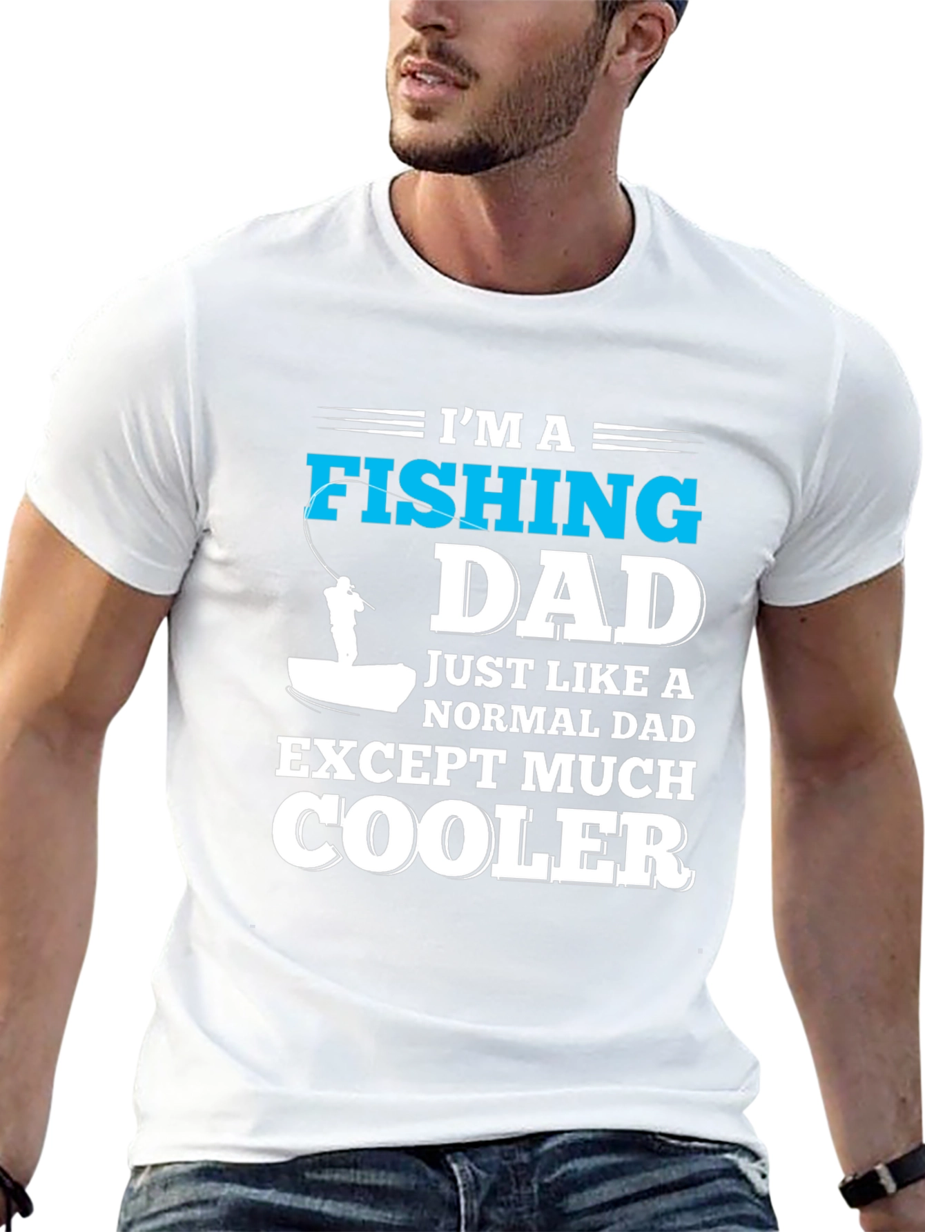 Fishing Dad T-Shirt - Cool Dad Tee