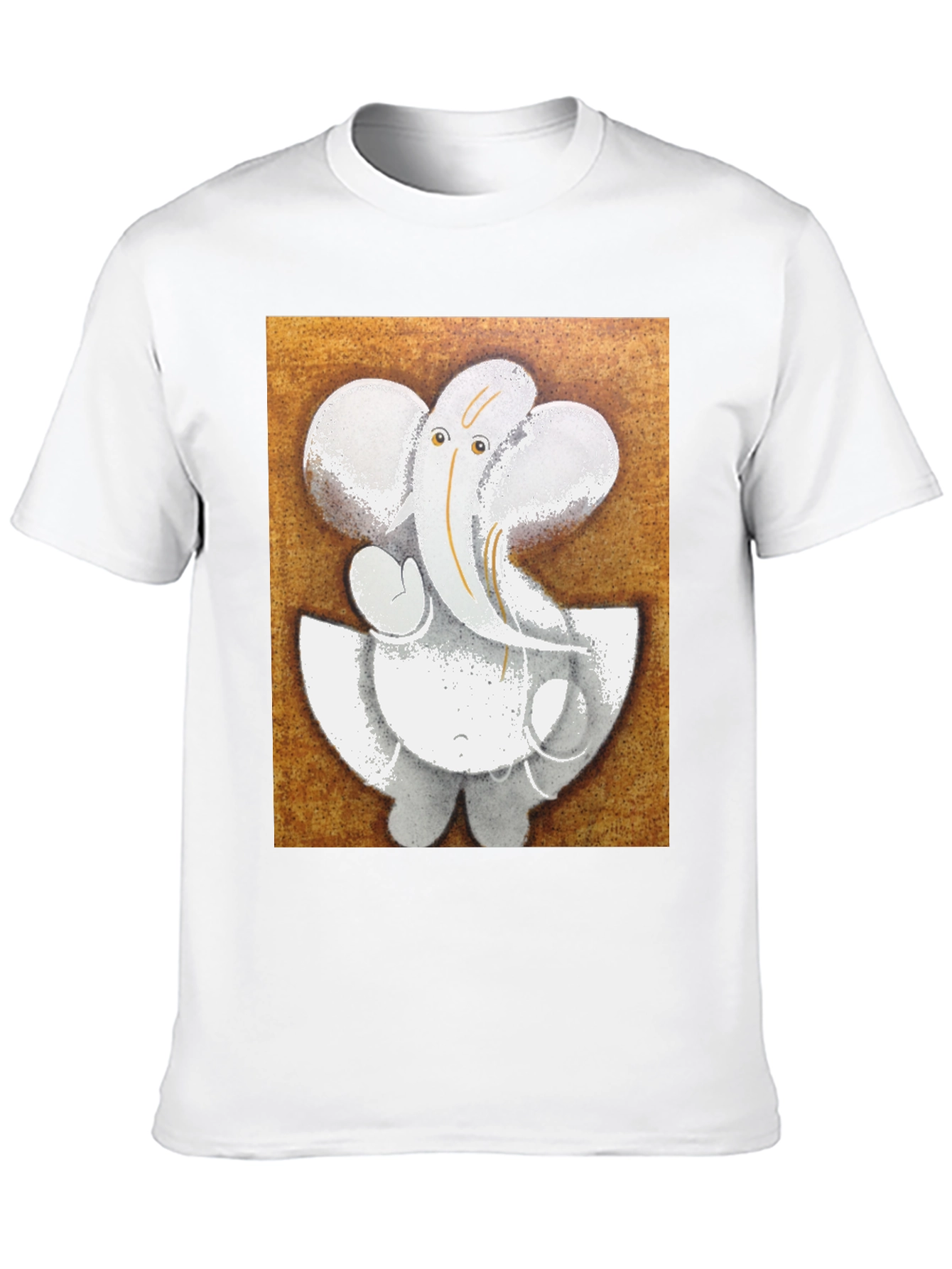Ganesha Graphic T-Shirt - Black Cotton Blend
