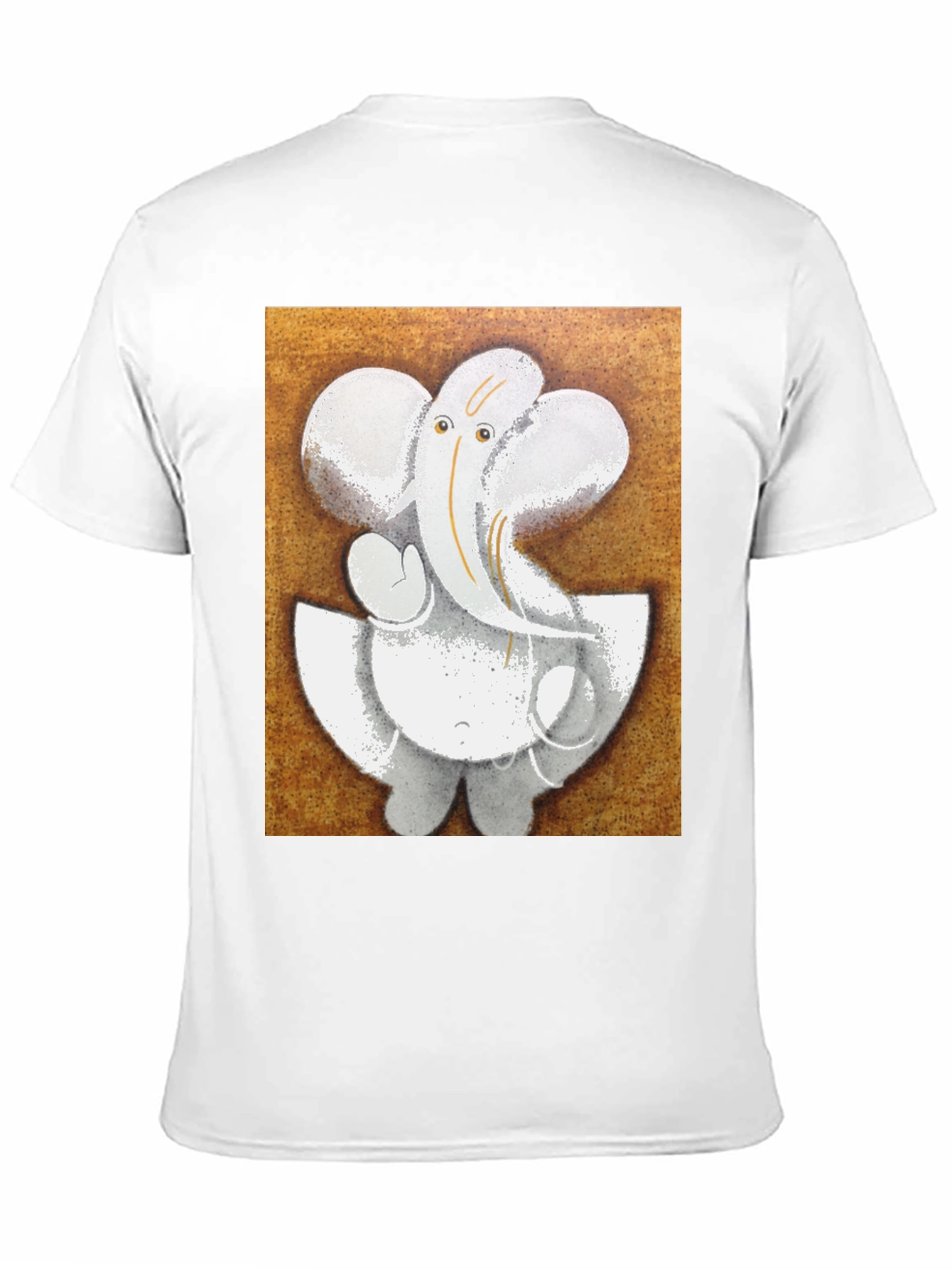 Ganesha Graphic T-Shirt - Black Cotton Blend