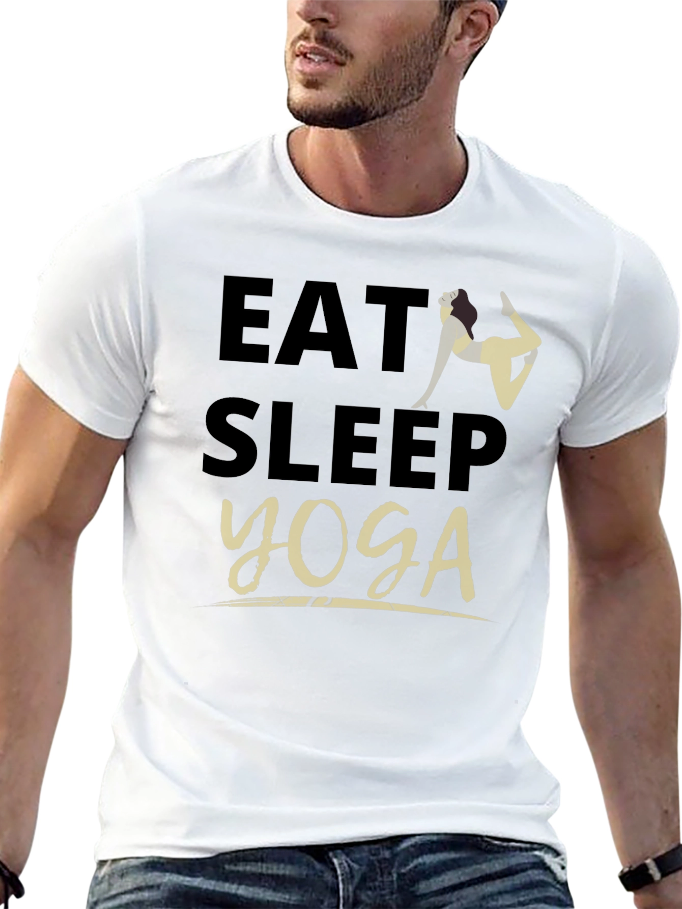 Eat Sleep Yoga Graphic Tee