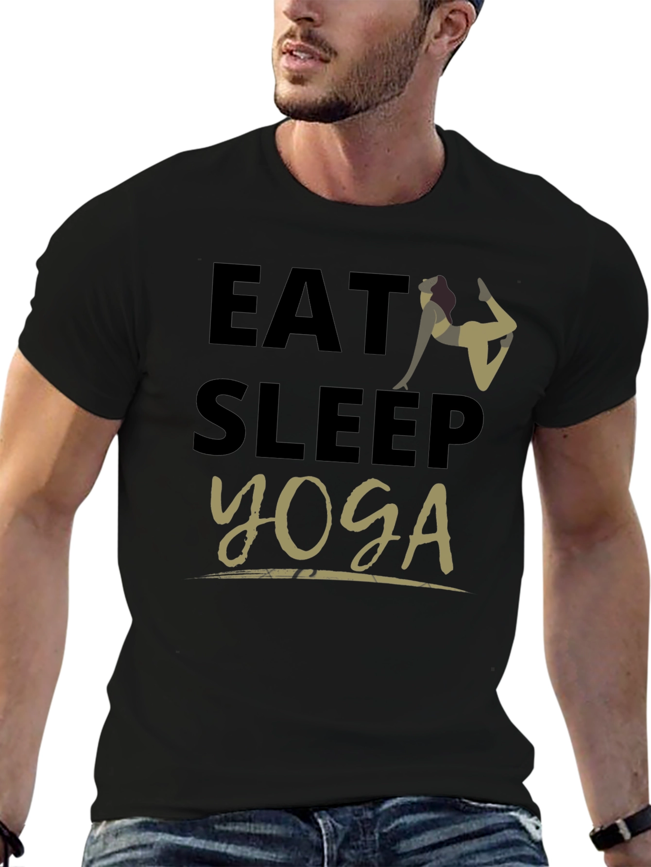 Eat Sleep Yoga Graphic Tee