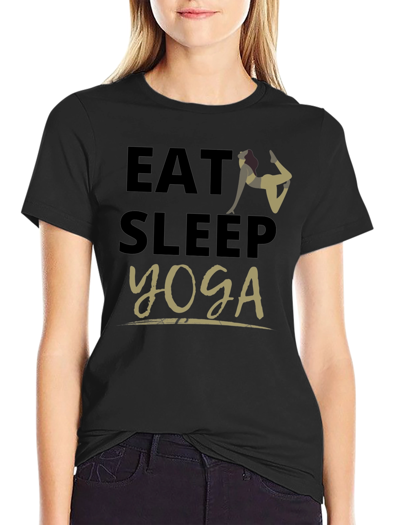 Eat Sleep Yoga Graphic Tee