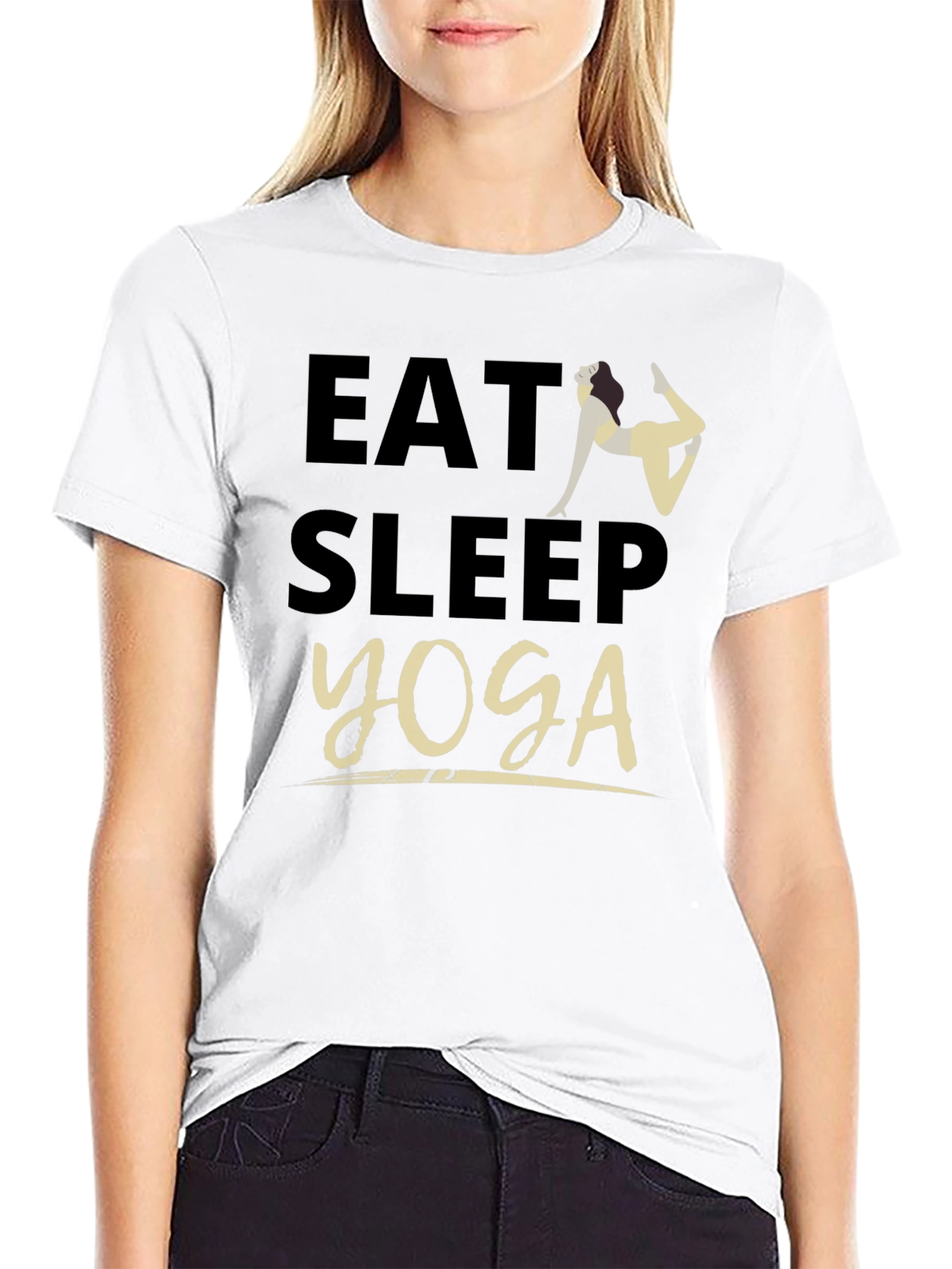 Eat Sleep Yoga Graphic Tee
