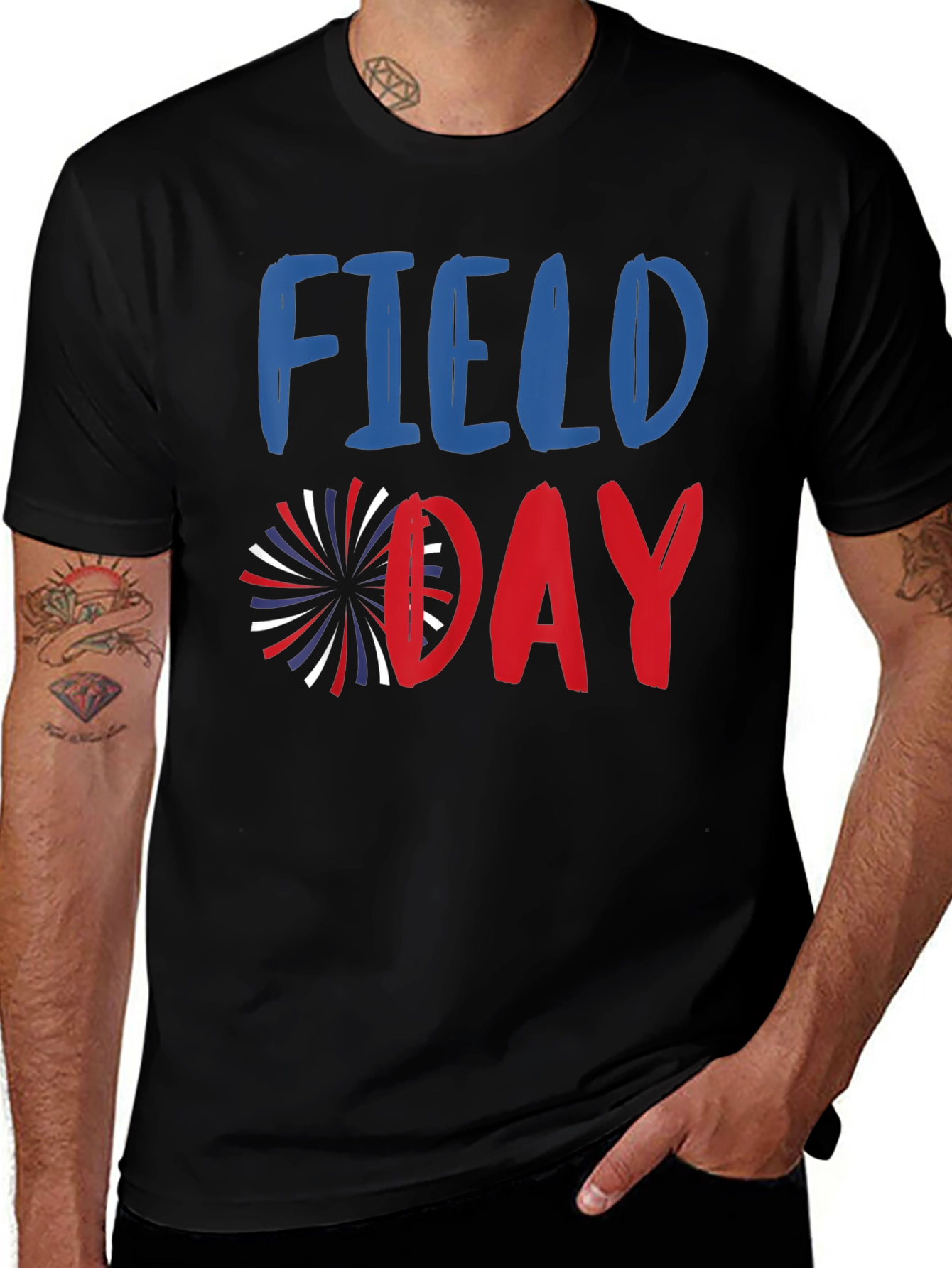 Field Day Graphic Tee - Patriotic Celebration Shirt
