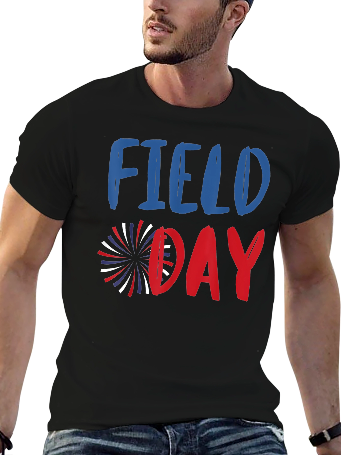 Field Day Graphic Tee - Patriotic Celebration Shirt