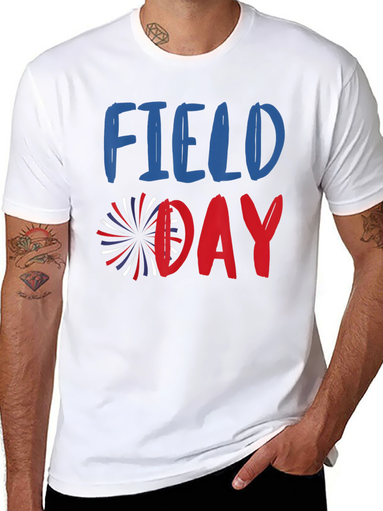 Field Day Graphic Tee - Patriotic Celebration Shirt
