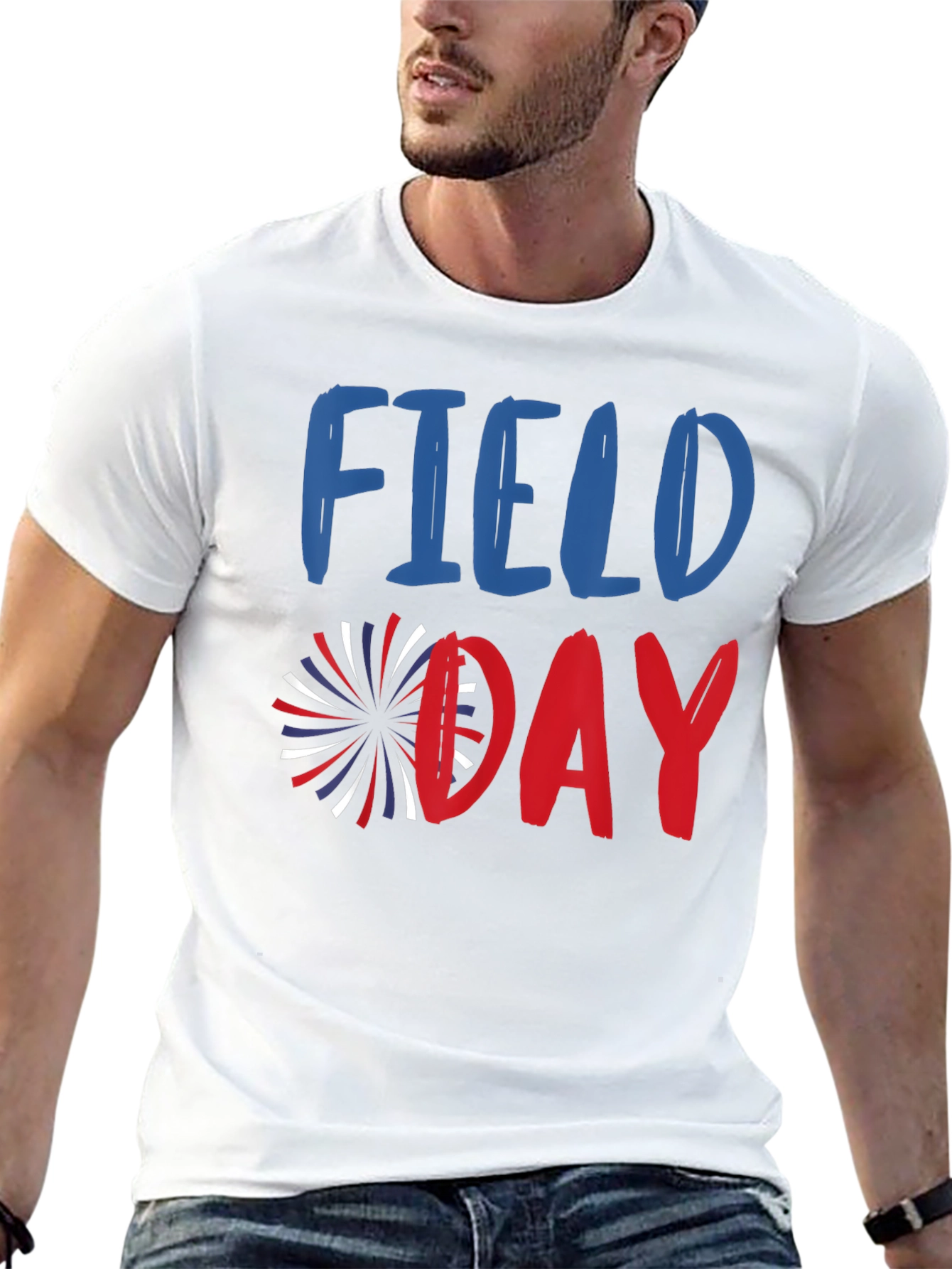 Field Day Graphic Tee - Patriotic Celebration Shirt