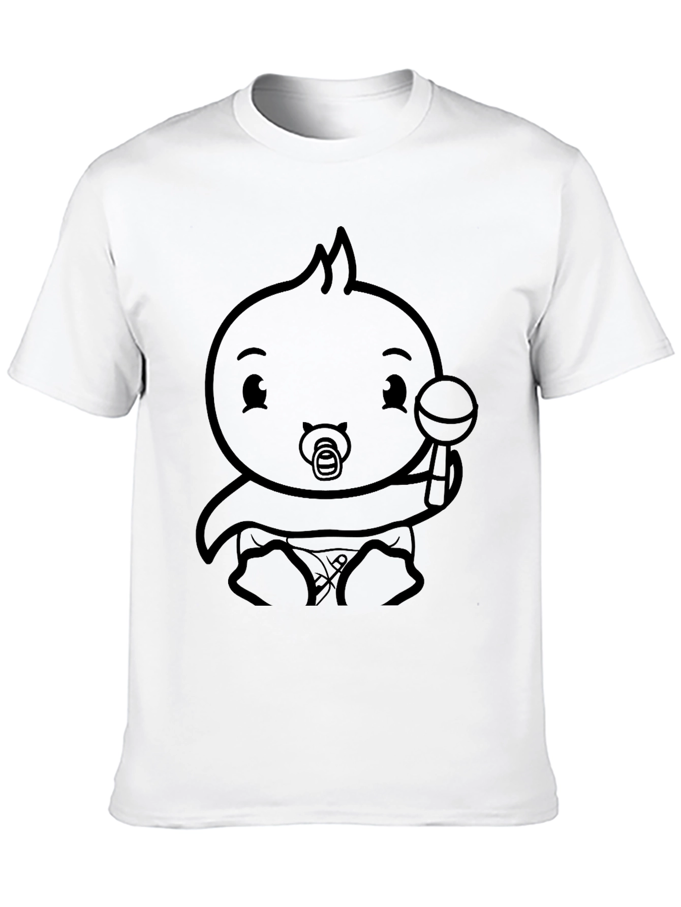 Cute Baby Graphic Tee - Soft Cotton Blend
