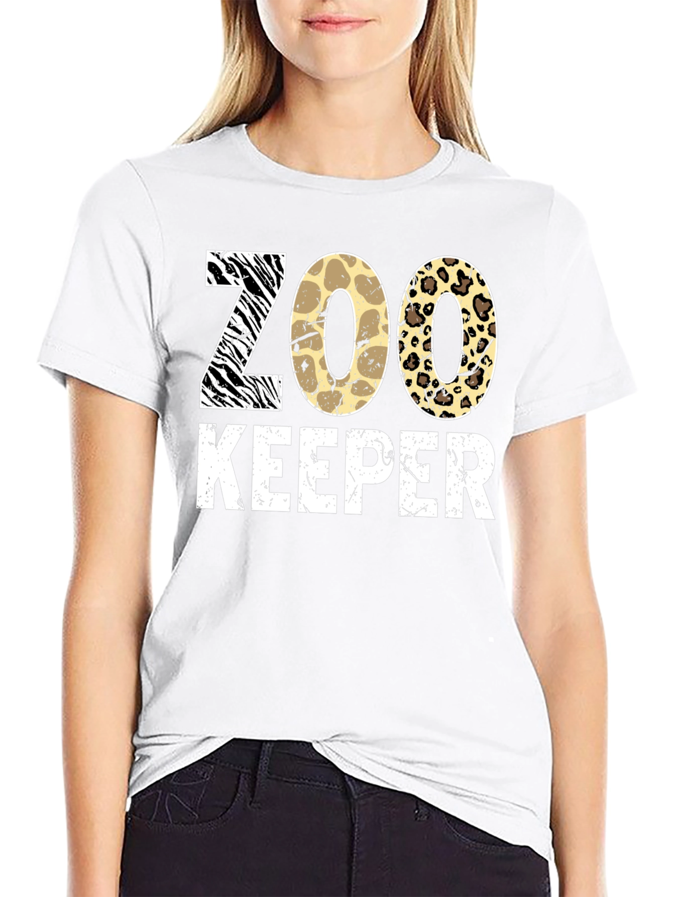 Zoo Keeper Animal Print T-Shirt