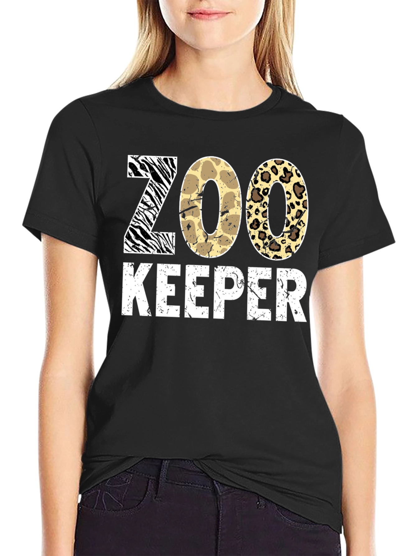 Zoo Keeper Animal Print T-Shirt