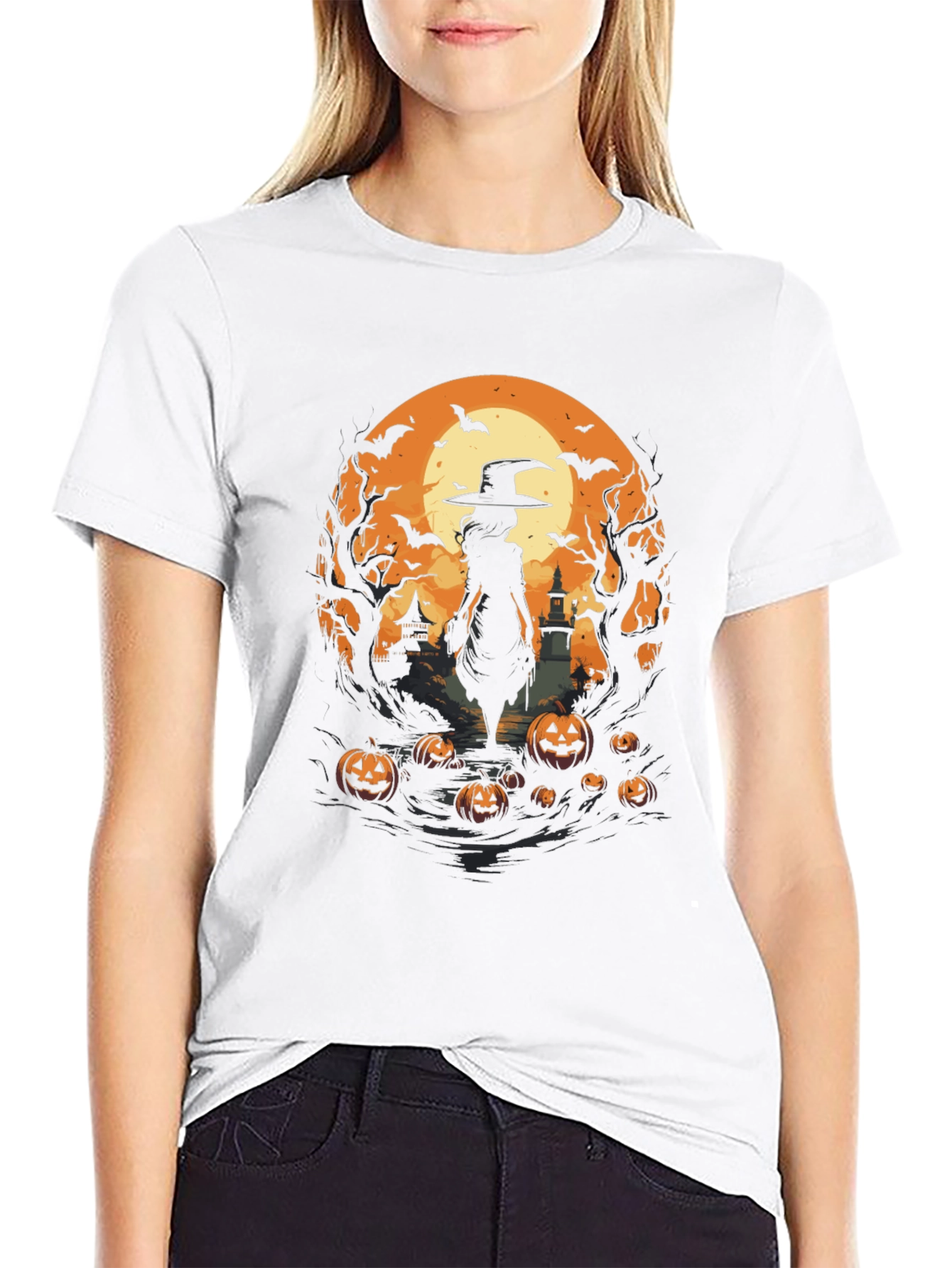 Halloween Witch Graphic Tee