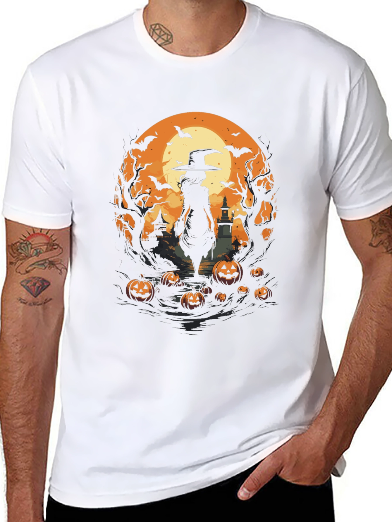Halloween Witch Graphic Tee