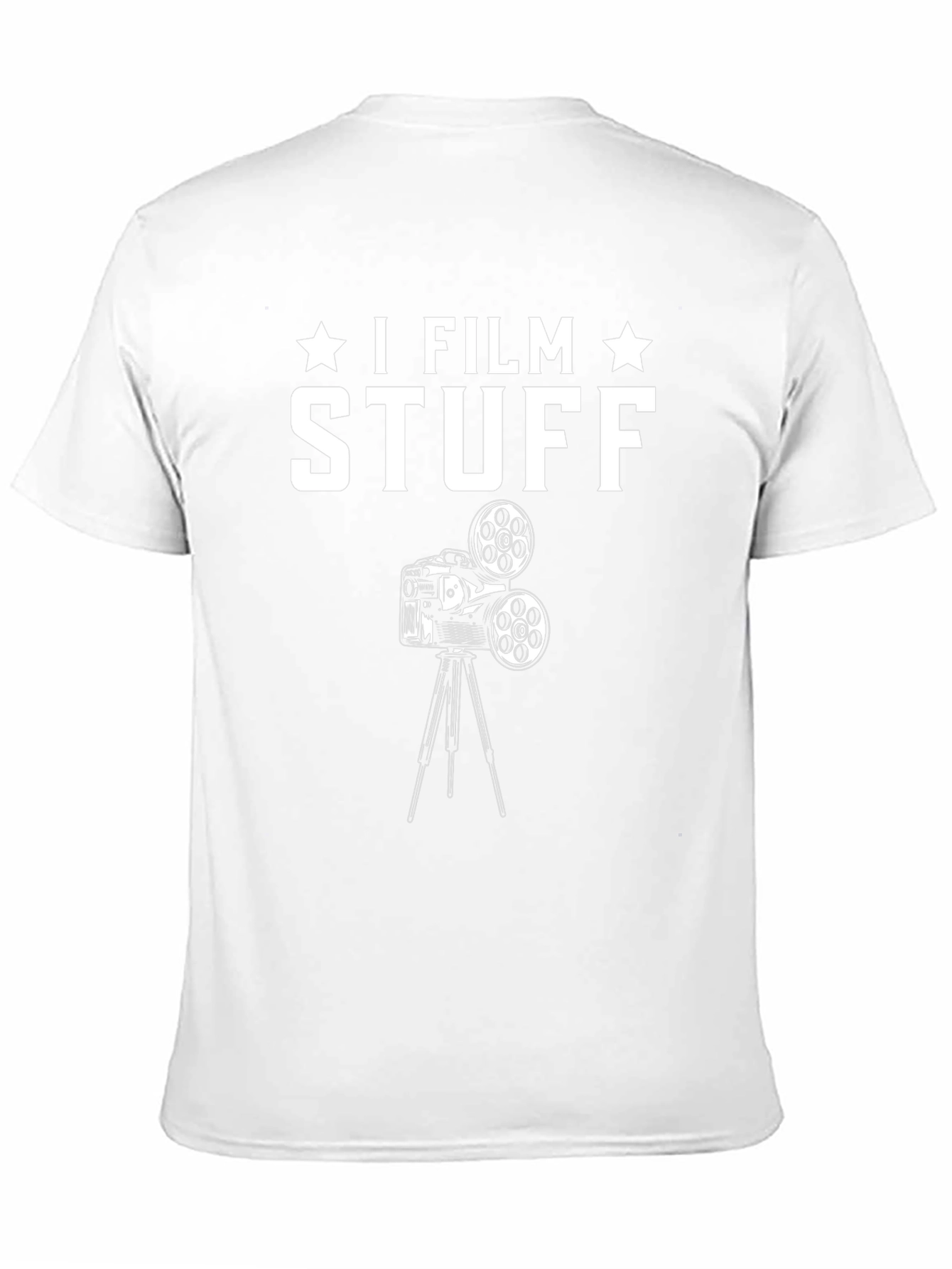 I Film Stuff Black T-Shirt | Funny Filmmaker Gift