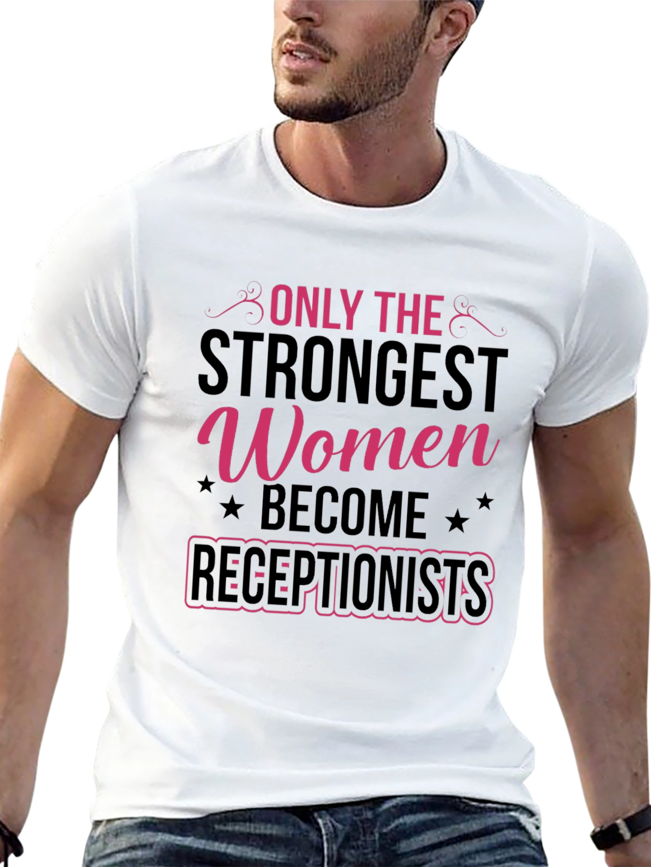 Strongest Women Receptionists T-Shirt