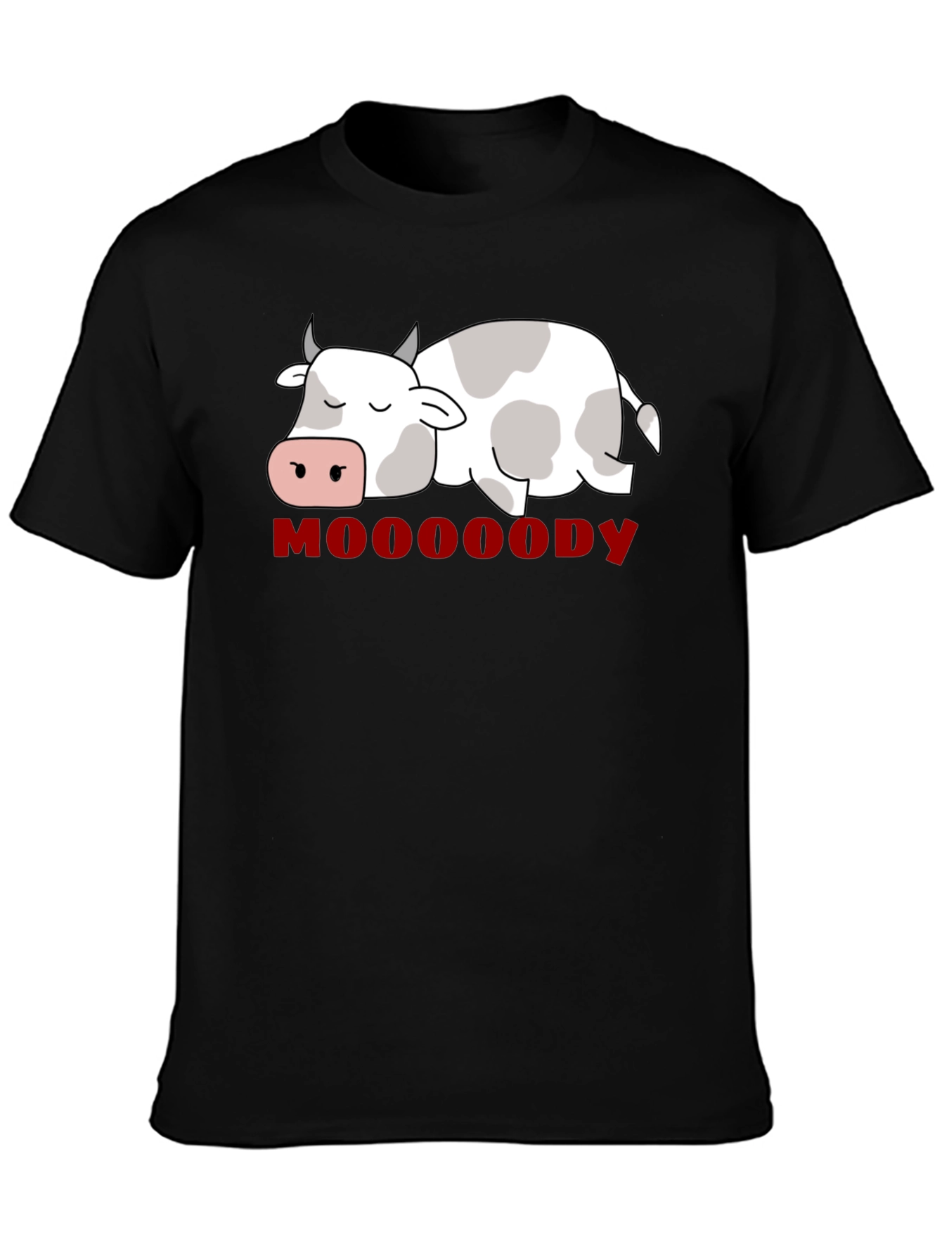 Mooody Cow Graphic T-Shirt - Relaxed Fit