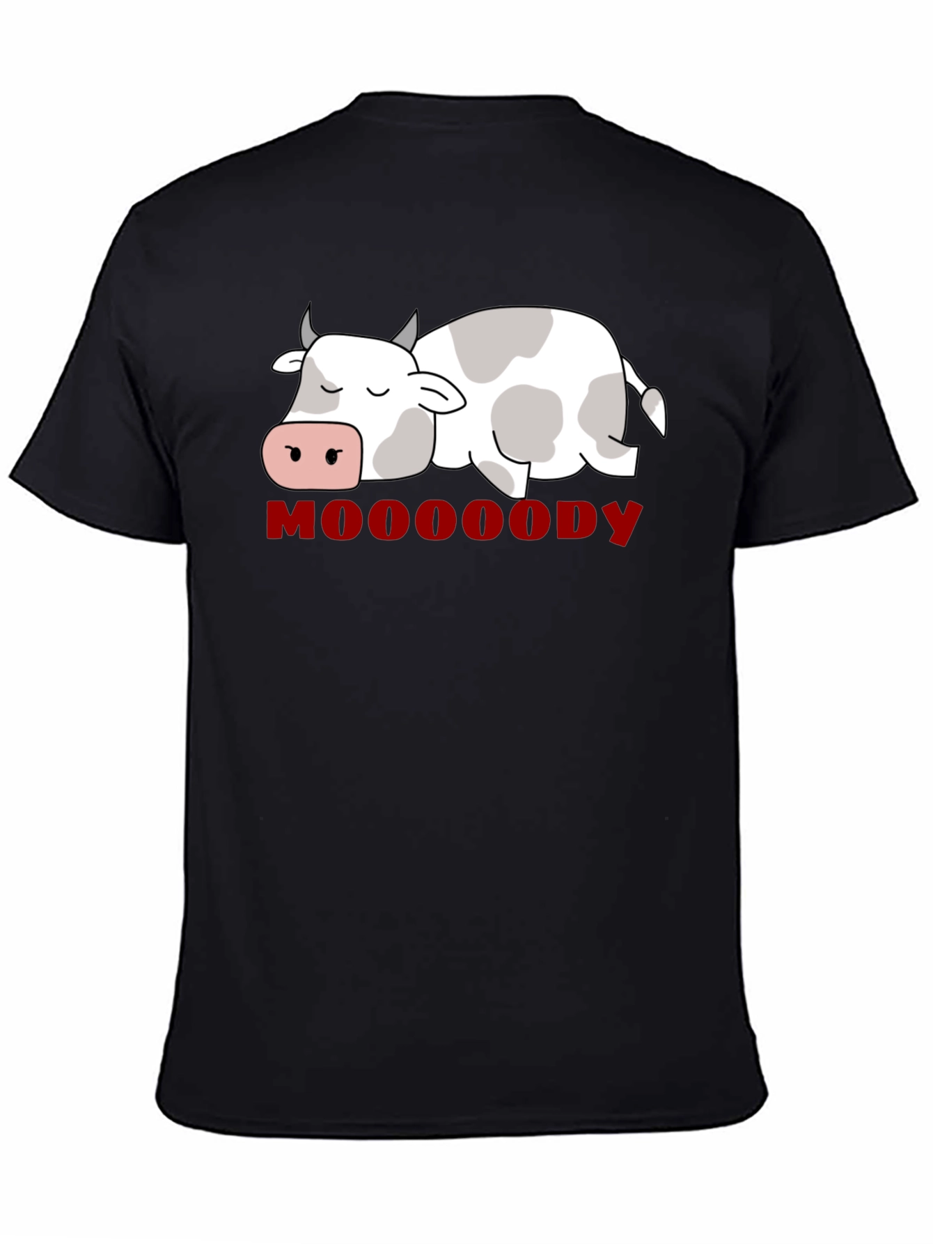 Mooody Cow Graphic T-Shirt - Relaxed Fit