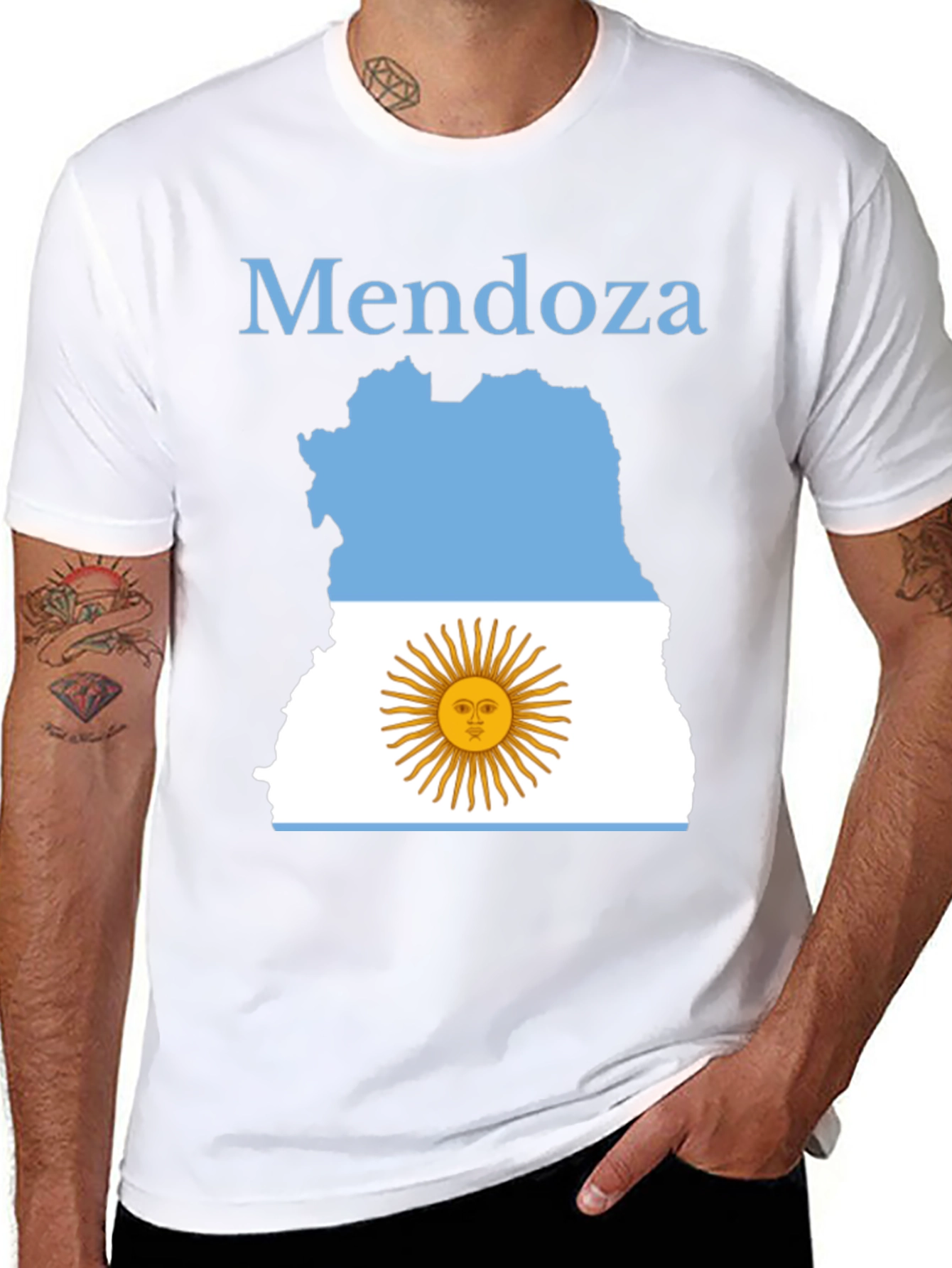 Mendoza Argentina Flag T-Shirt