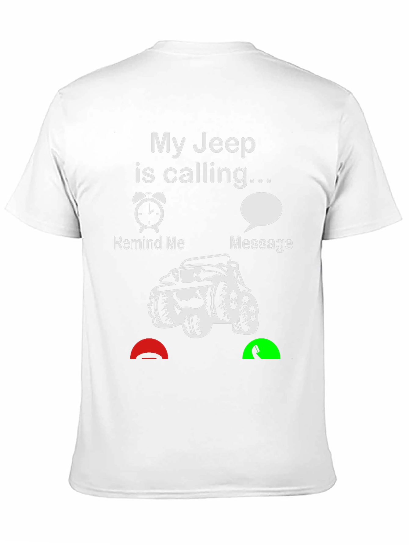 My Jeep is Calling Black T-Shirt
