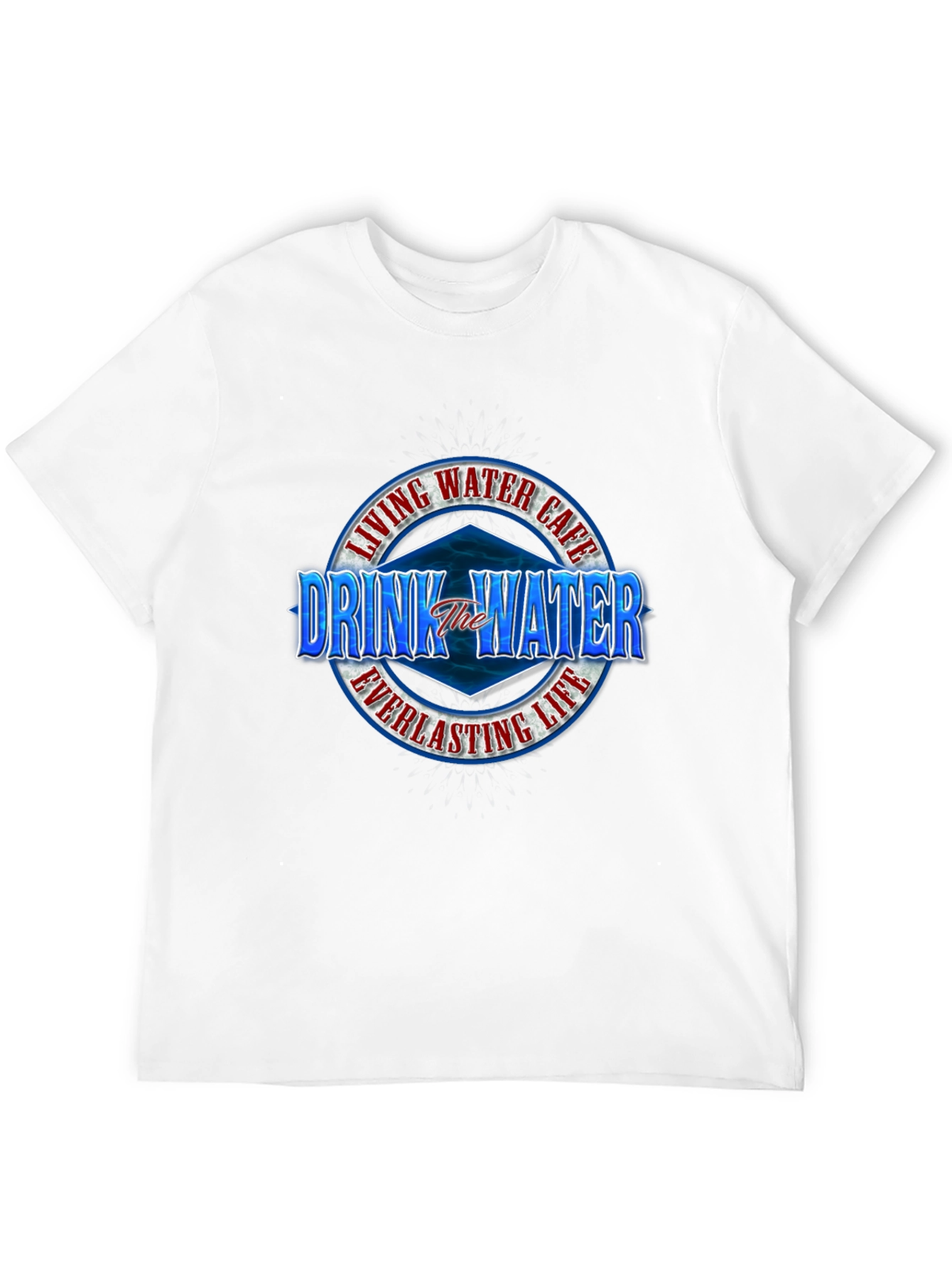 Living Water Cafe T-Shirt - Drink The Water