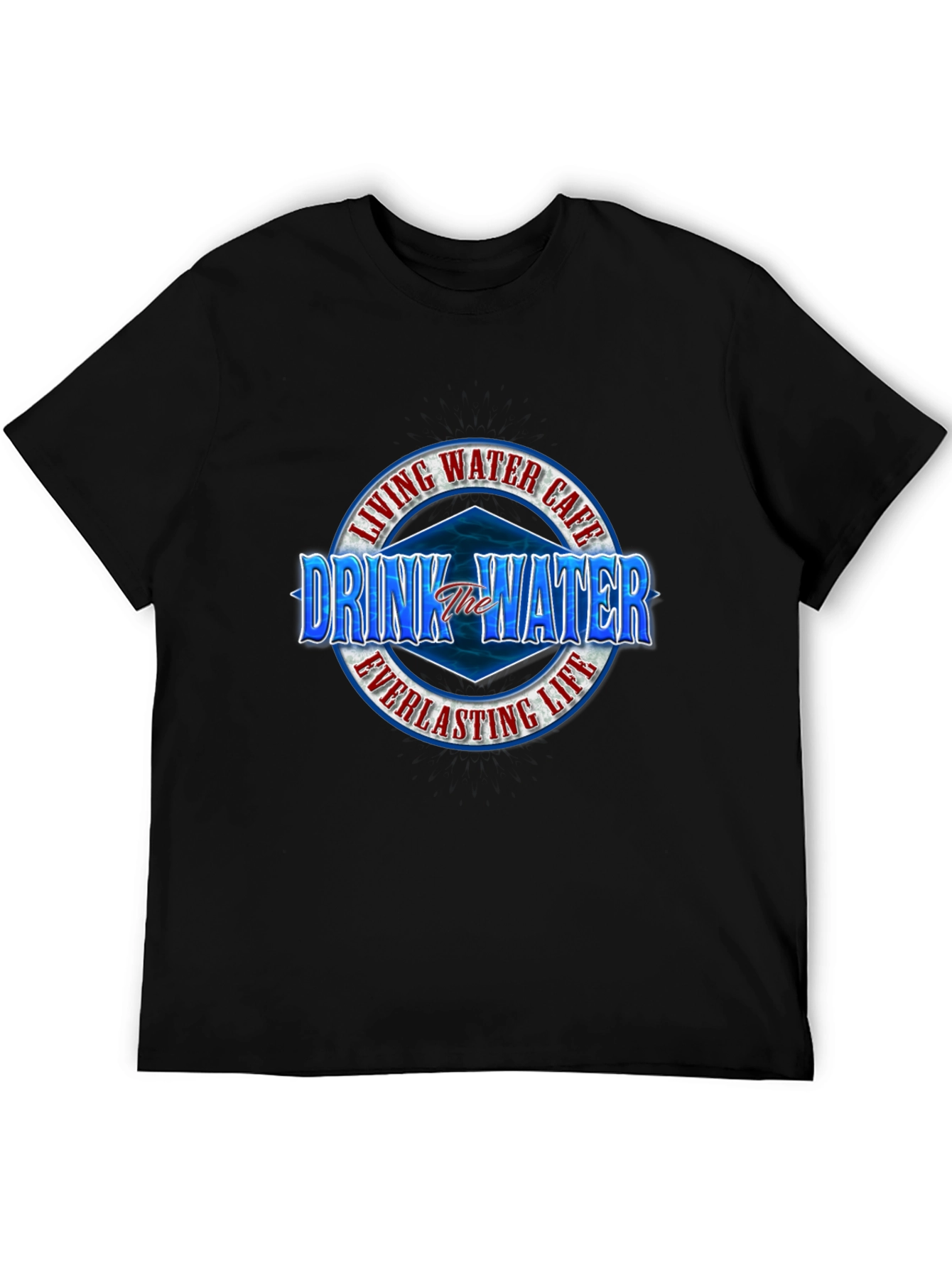 Living Water Cafe T-Shirt - Drink The Water