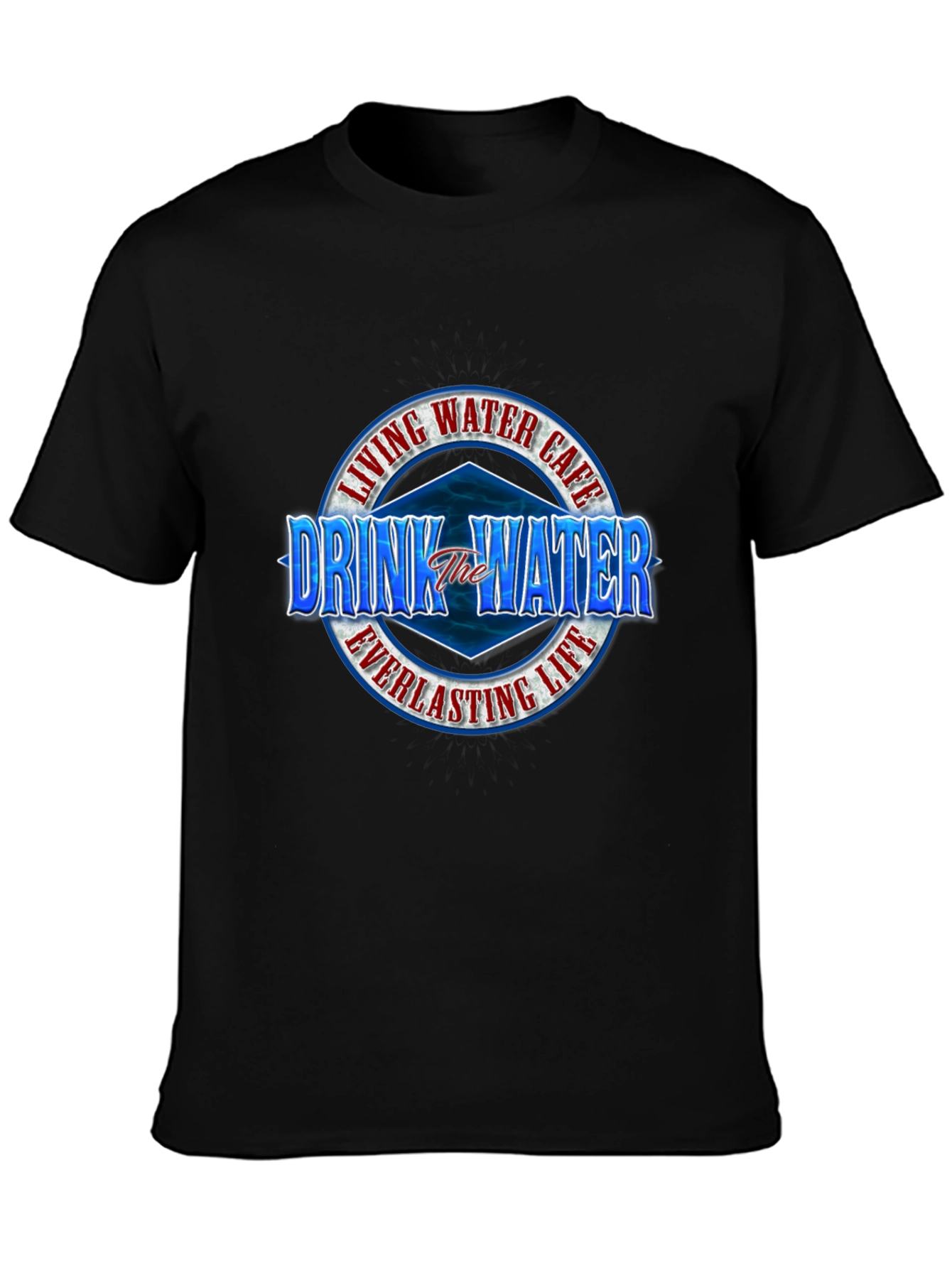 Living Water Cafe T-Shirt - Drink The Water