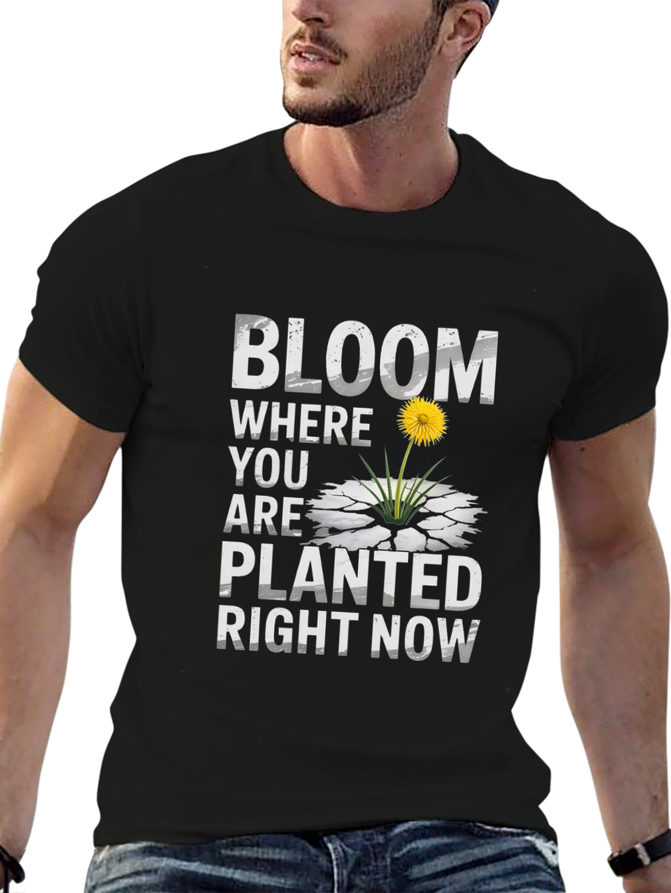 Bloom Where You Are Planted Graphic T-Shirt