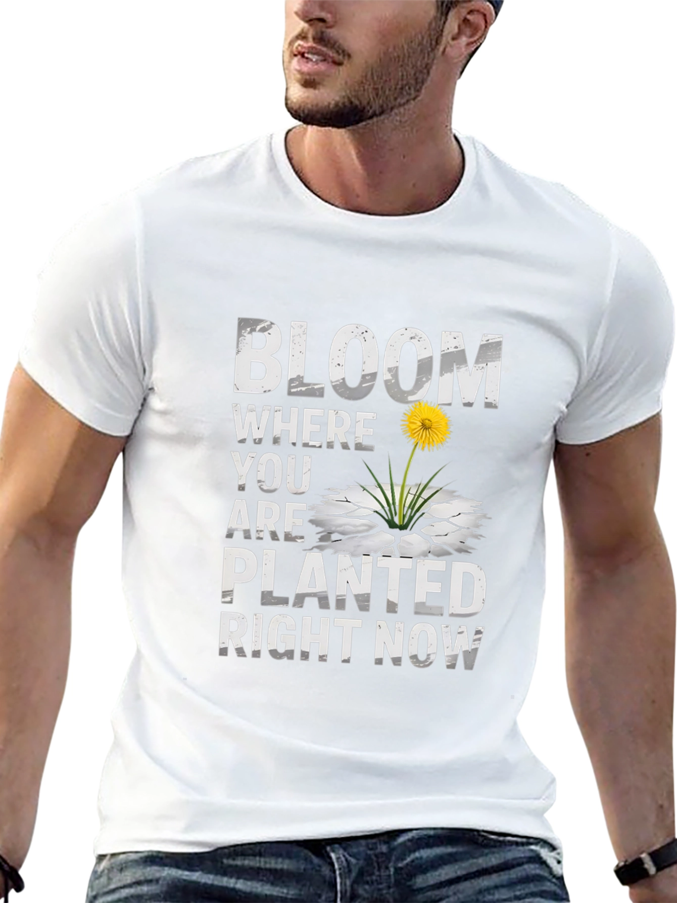 Bloom Where You Are Planted Graphic T-Shirt