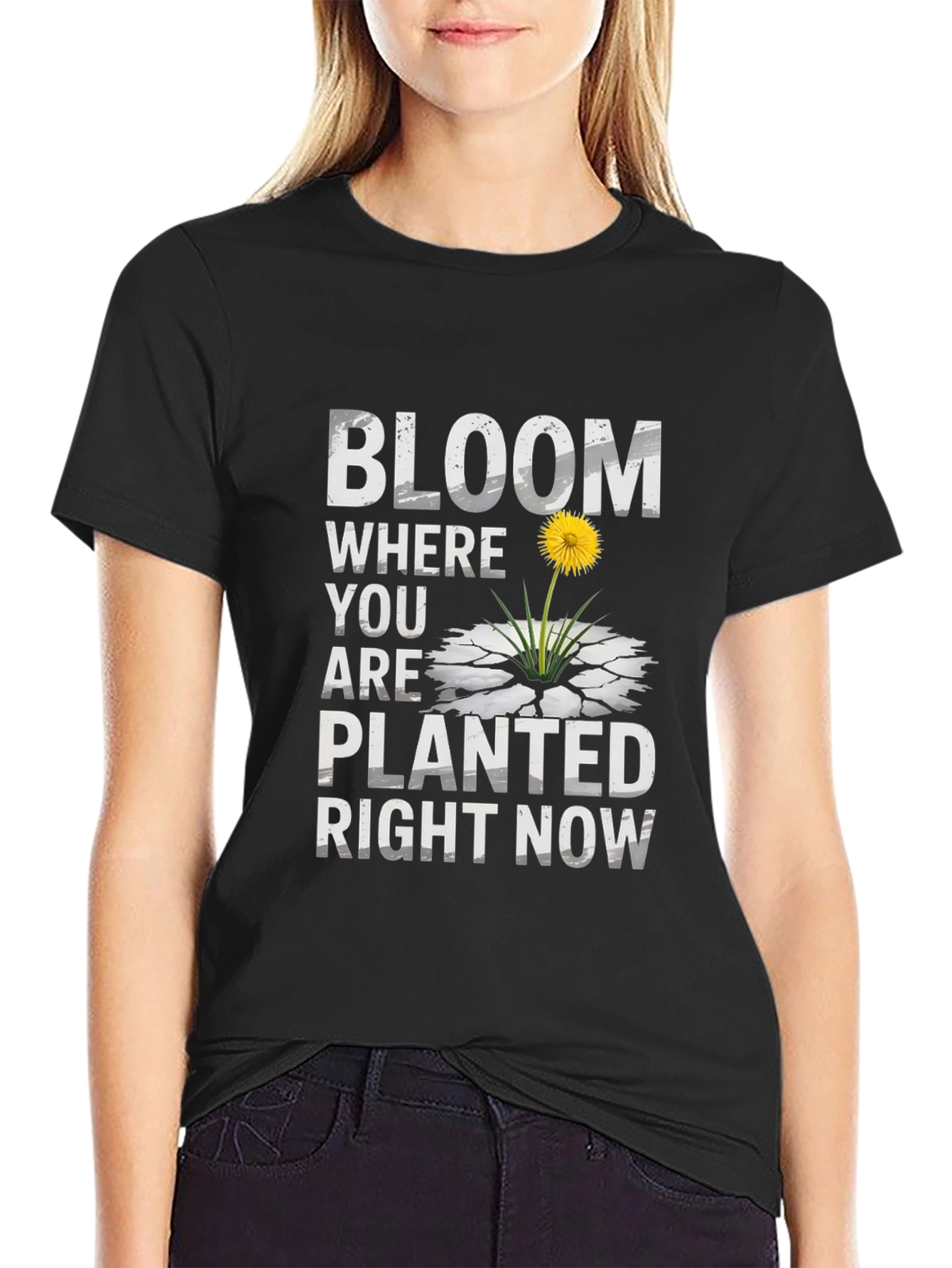 Bloom Where You Are Planted Graphic T-Shirt