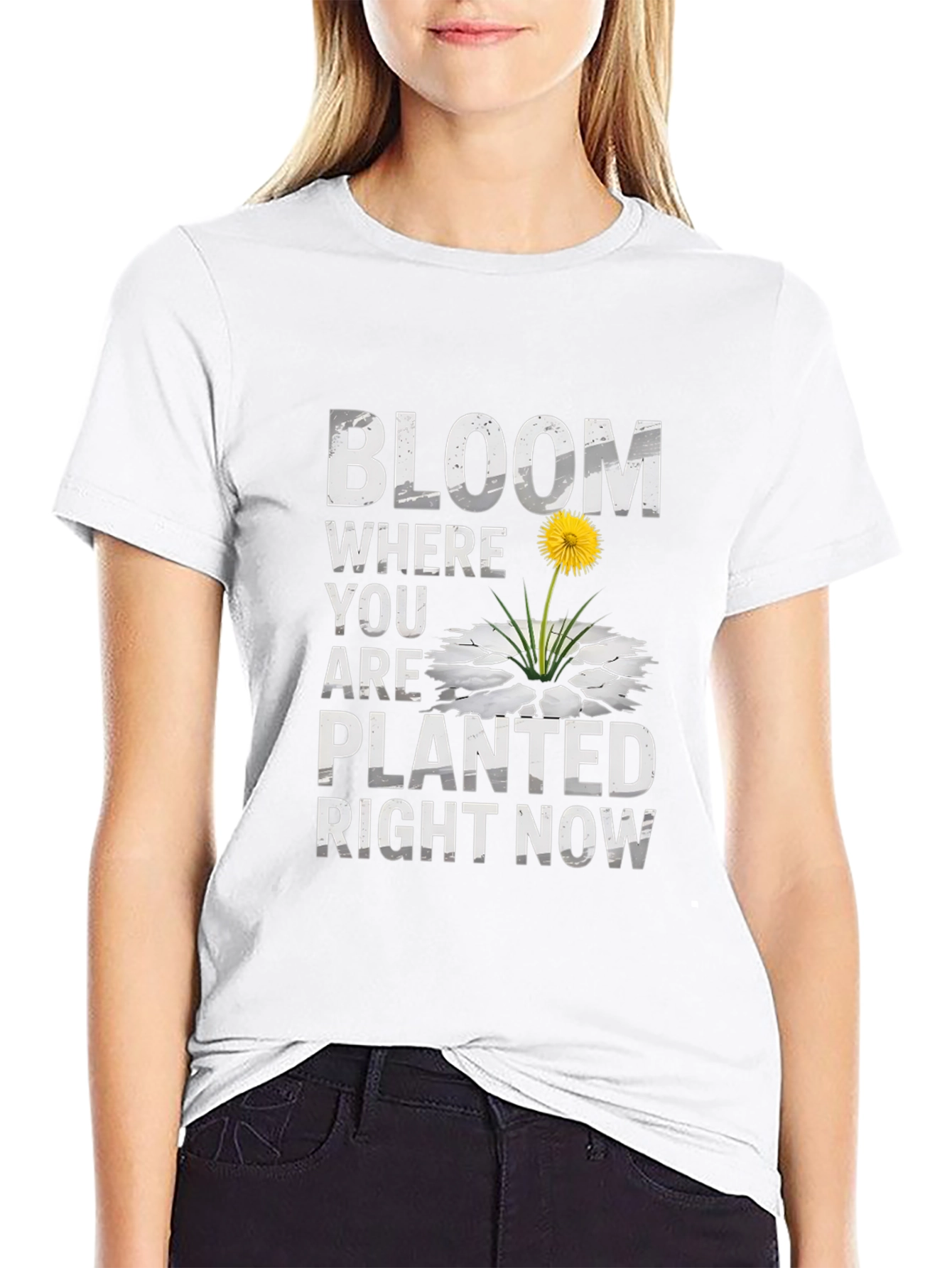 Bloom Where You Are Planted Graphic T-Shirt