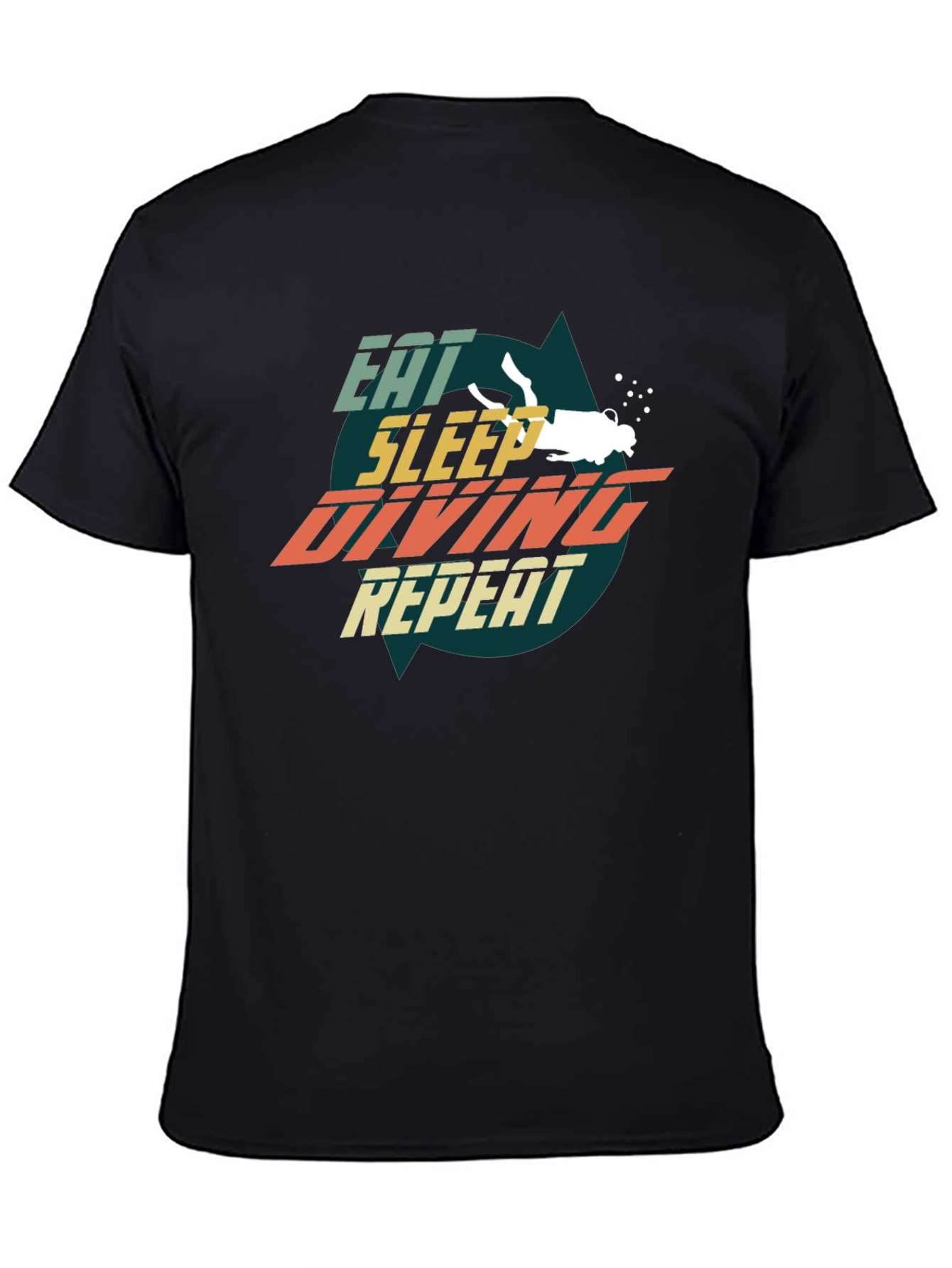 Eat Sleep Diving Repeat T-Shirt - Scuba Dive Gift
