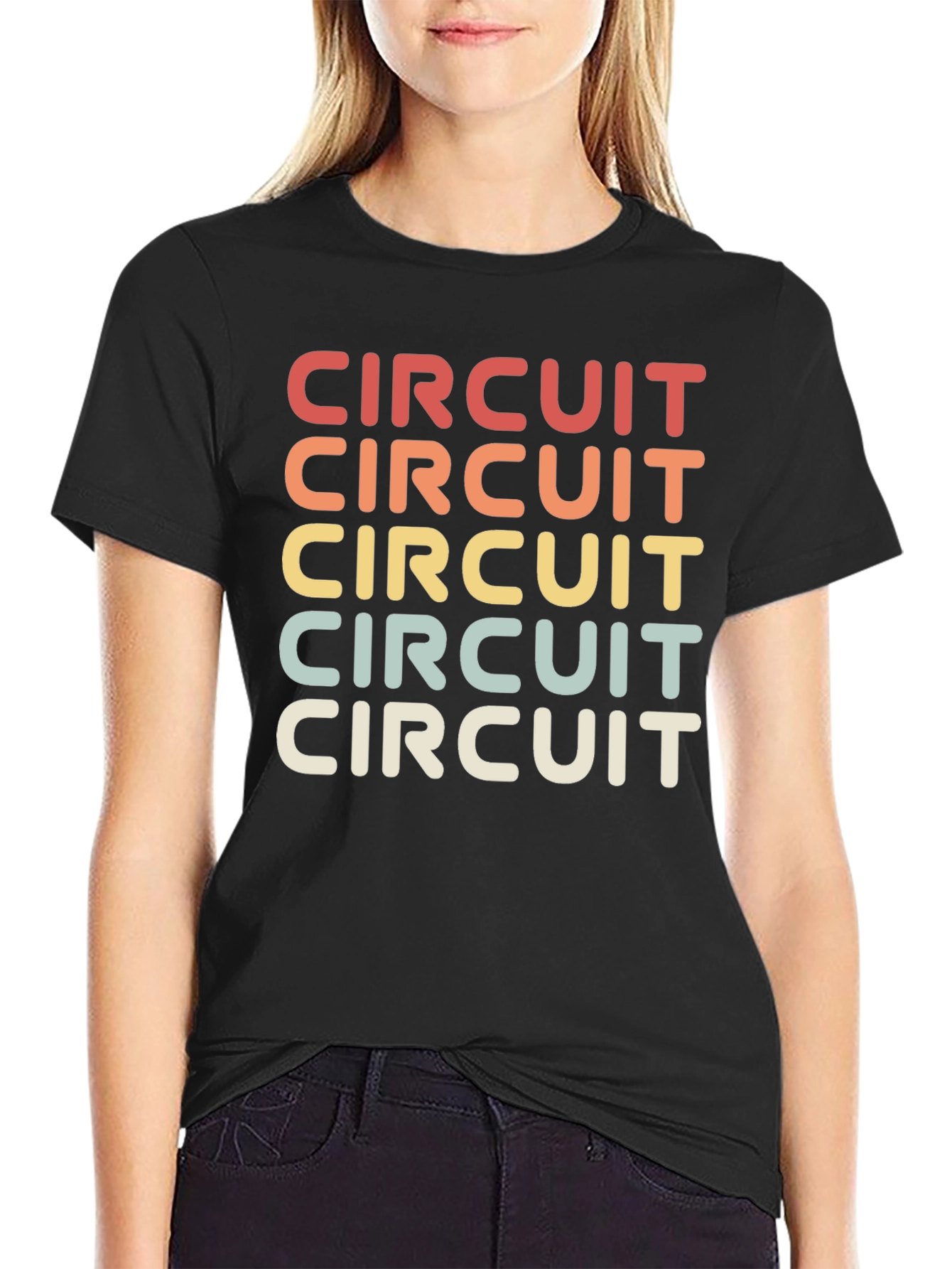Retro Circuit Design Tee