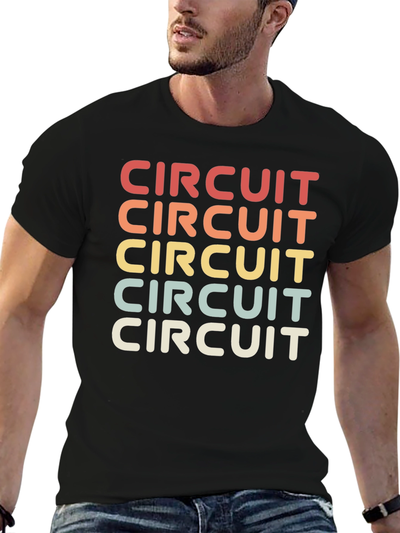 Retro Circuit Design Tee