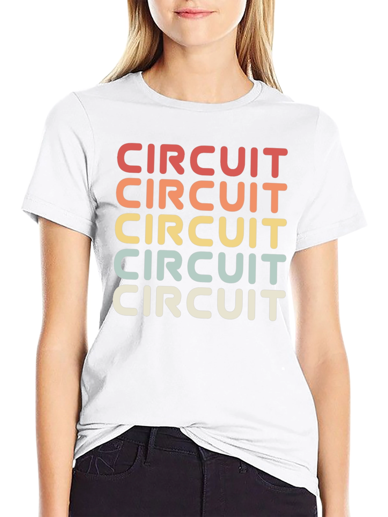Retro Circuit Design Tee