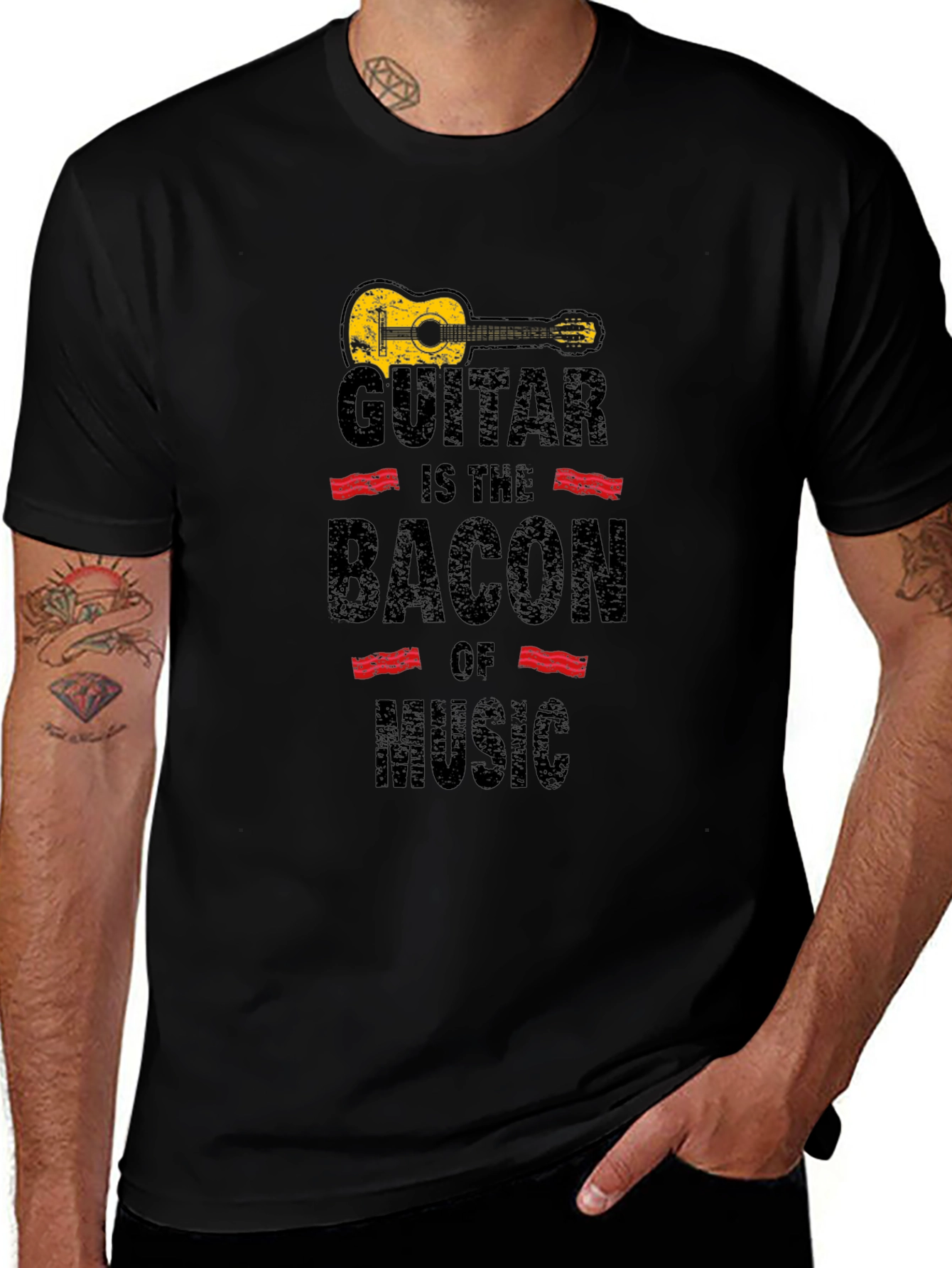 Guitar is the Bacon of Music T-Shirt