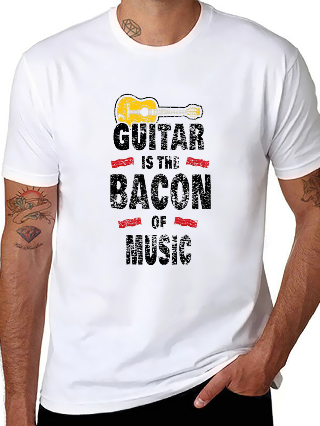 Guitar is the Bacon of Music T-Shirt