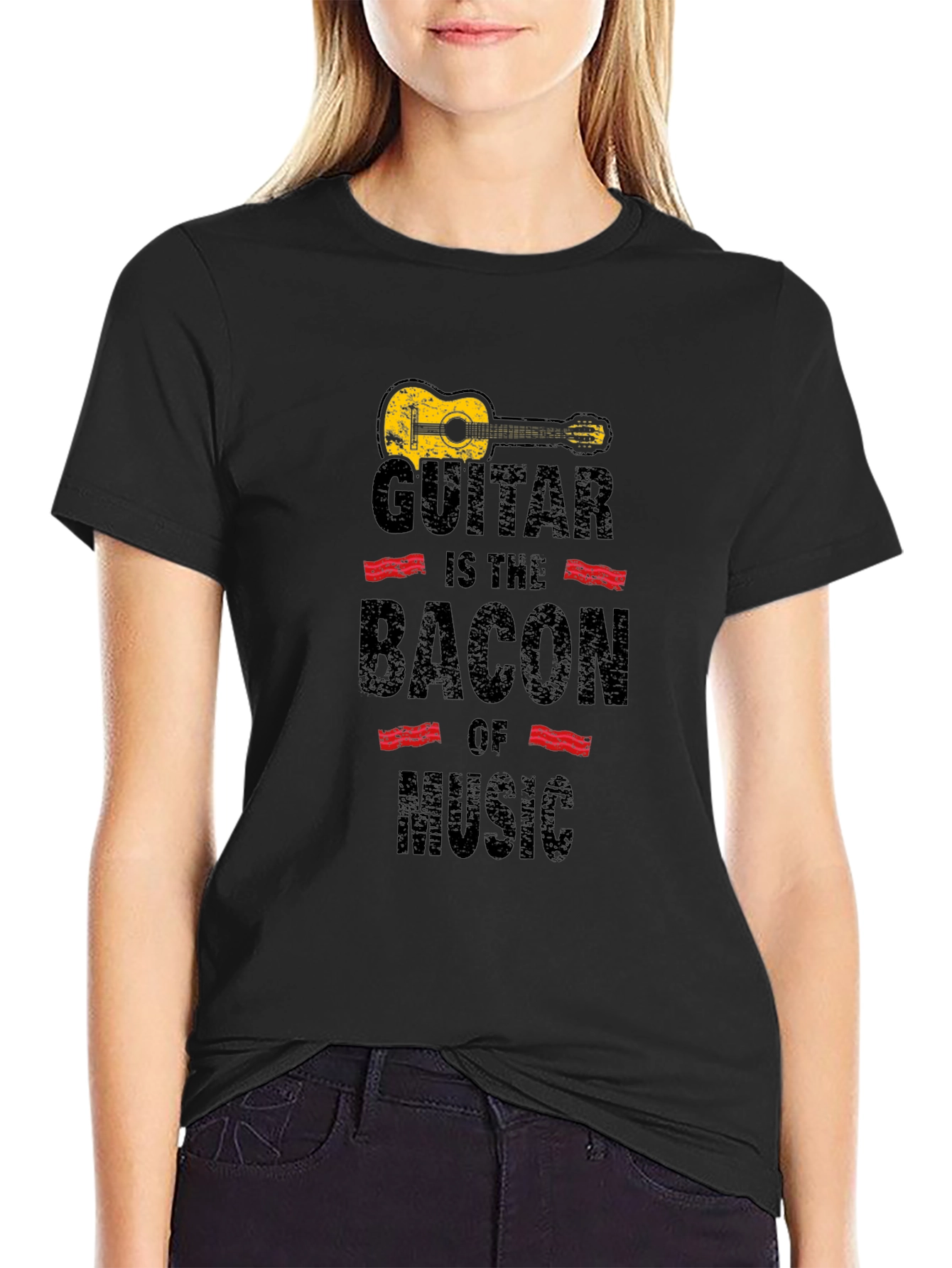 Guitar is the Bacon of Music T-Shirt